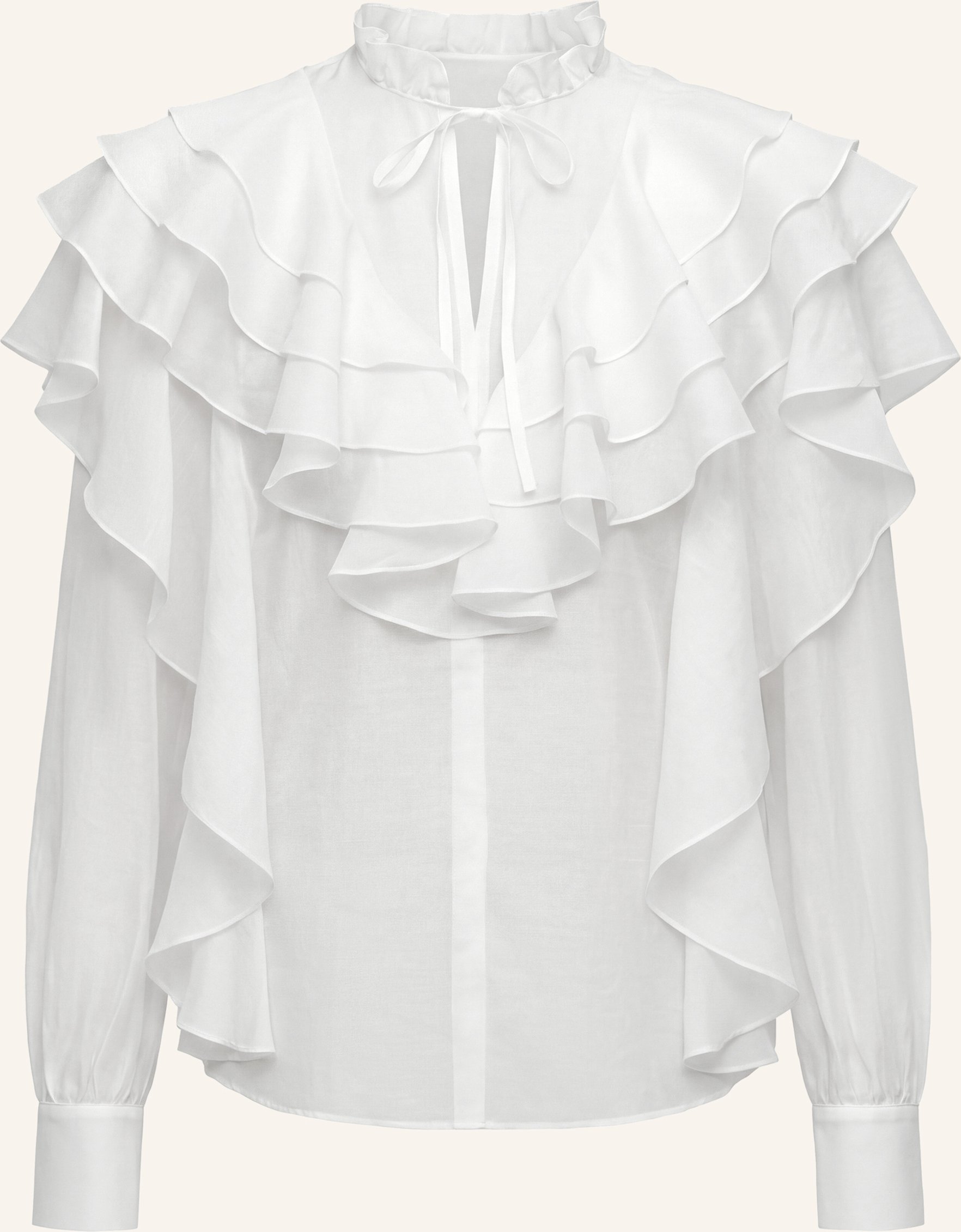 Pinxit Rüschenbluse weiss