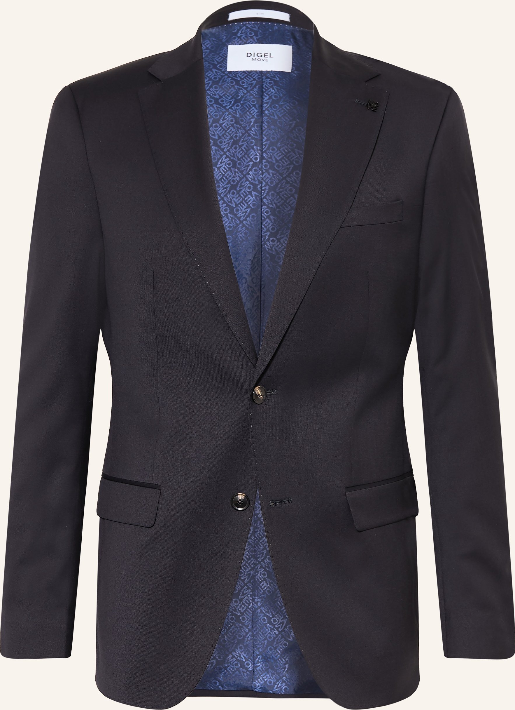 Digel Move Anzugsakko Alesso Extra Slim Fit blau