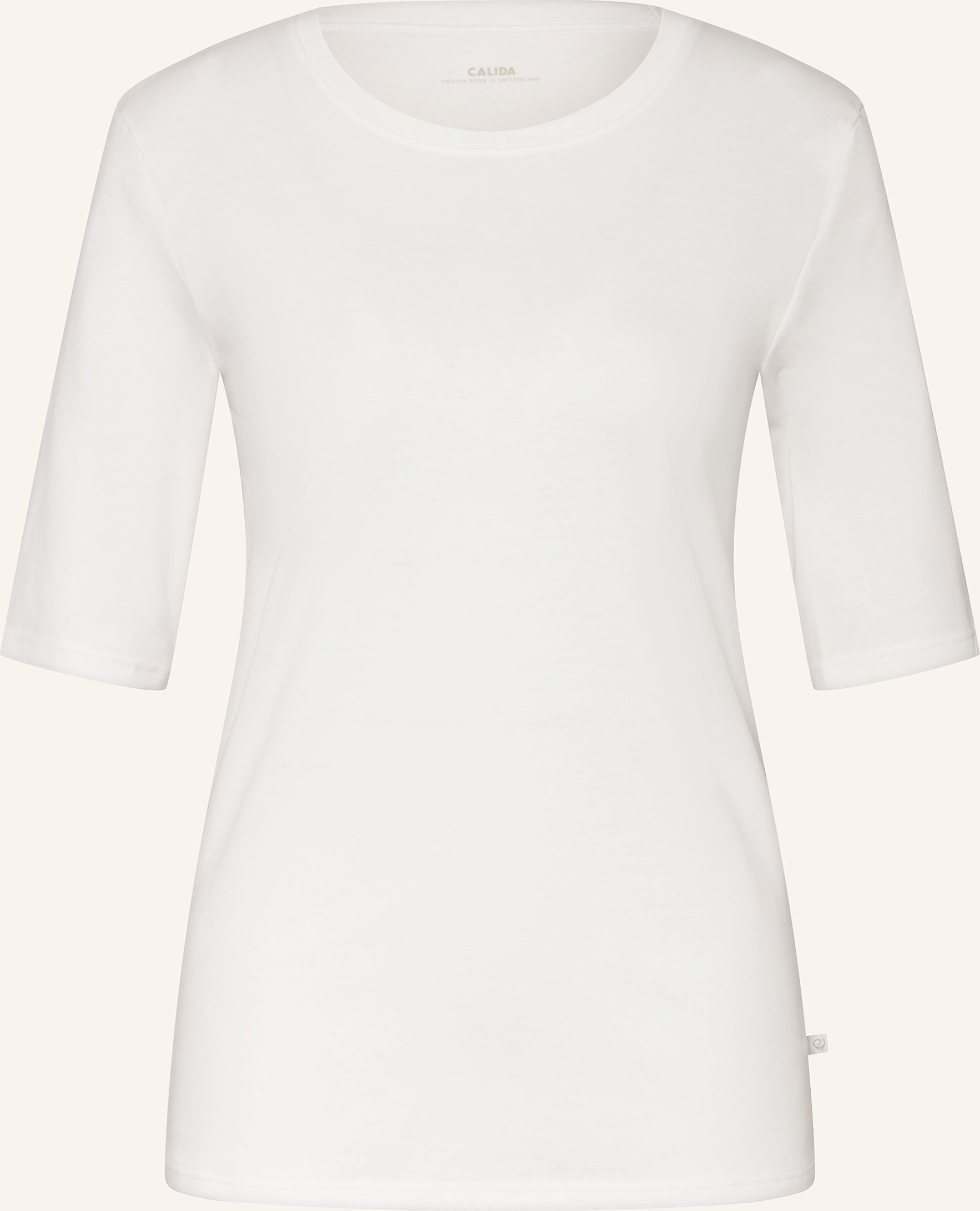 Thumbnail - Calida Schlafshirt Favourites Marine weiss