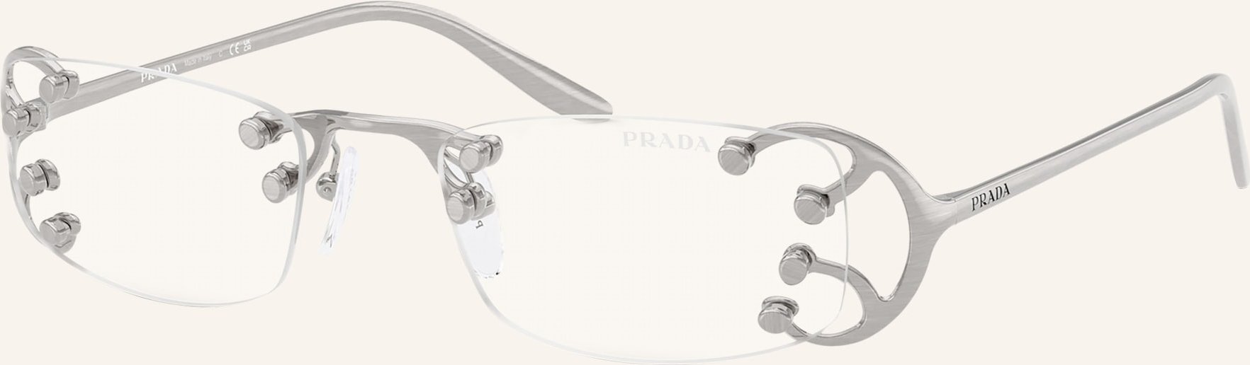 Prada Sonnenbrille Pr c57s grau