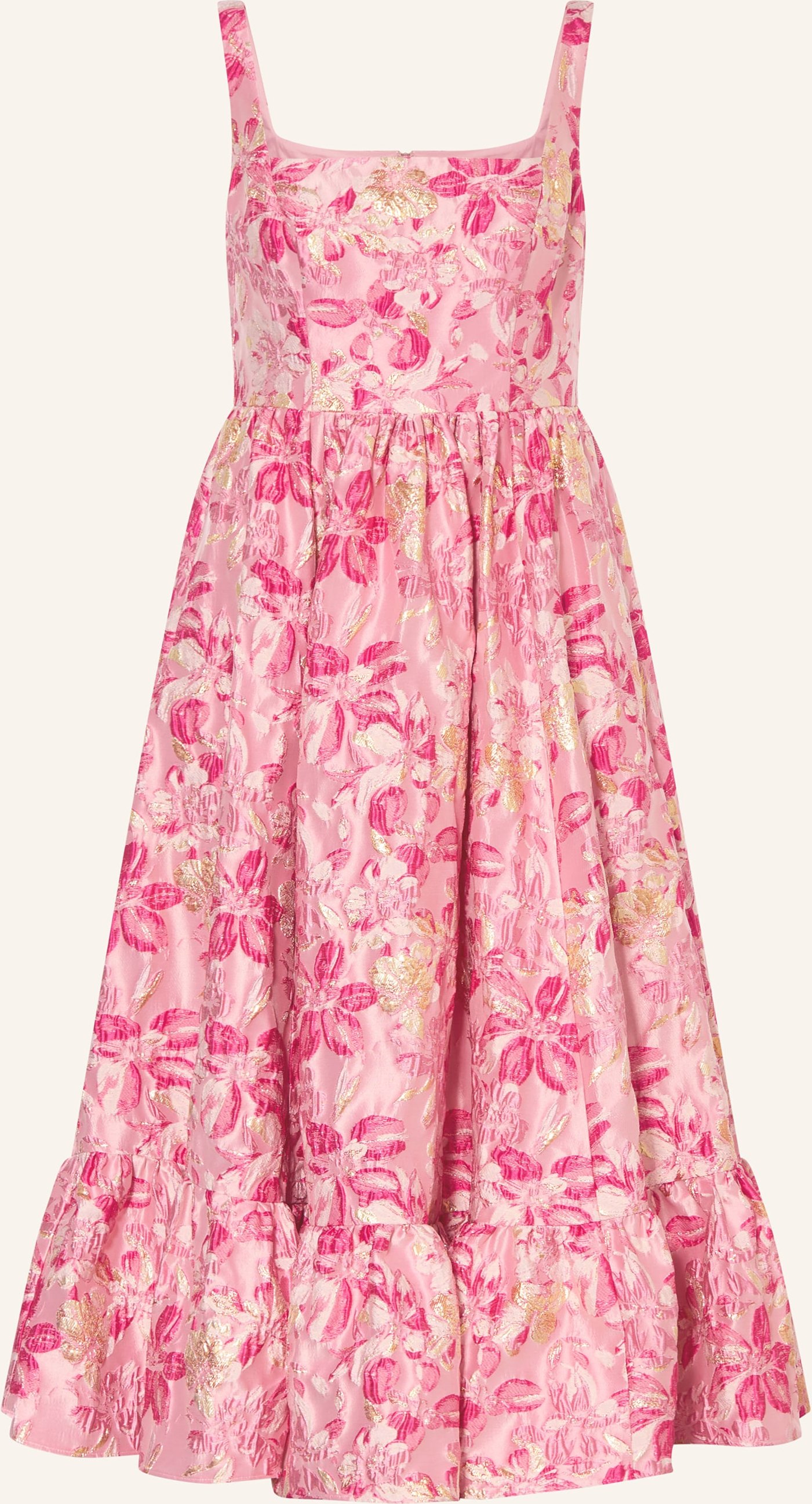 Adrianna Papell Cocktailkleid Aus Jacquard rot