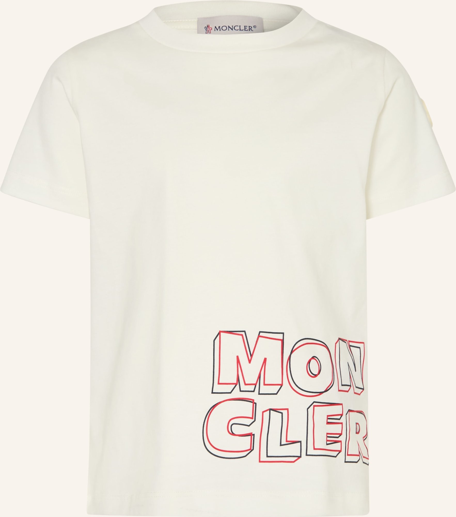 Moncler Enfant T-Shirt weiss
