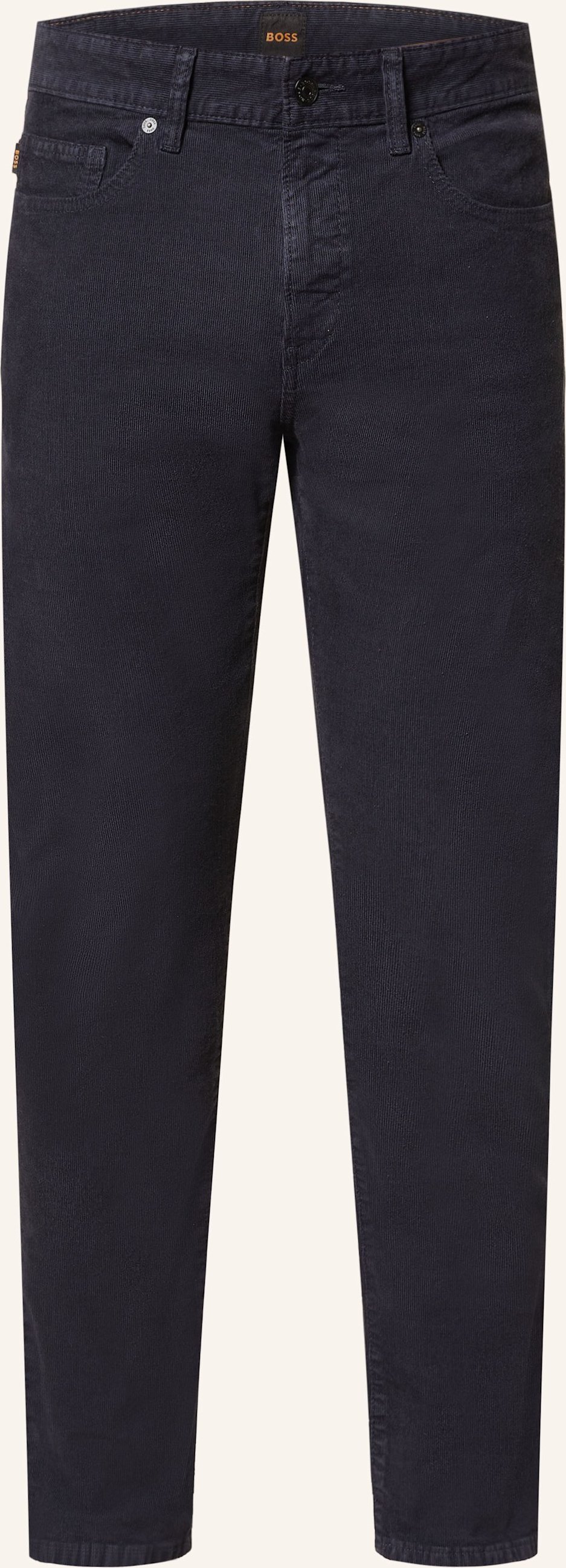 Boss Cordhose Delaware Slim Fit blau
