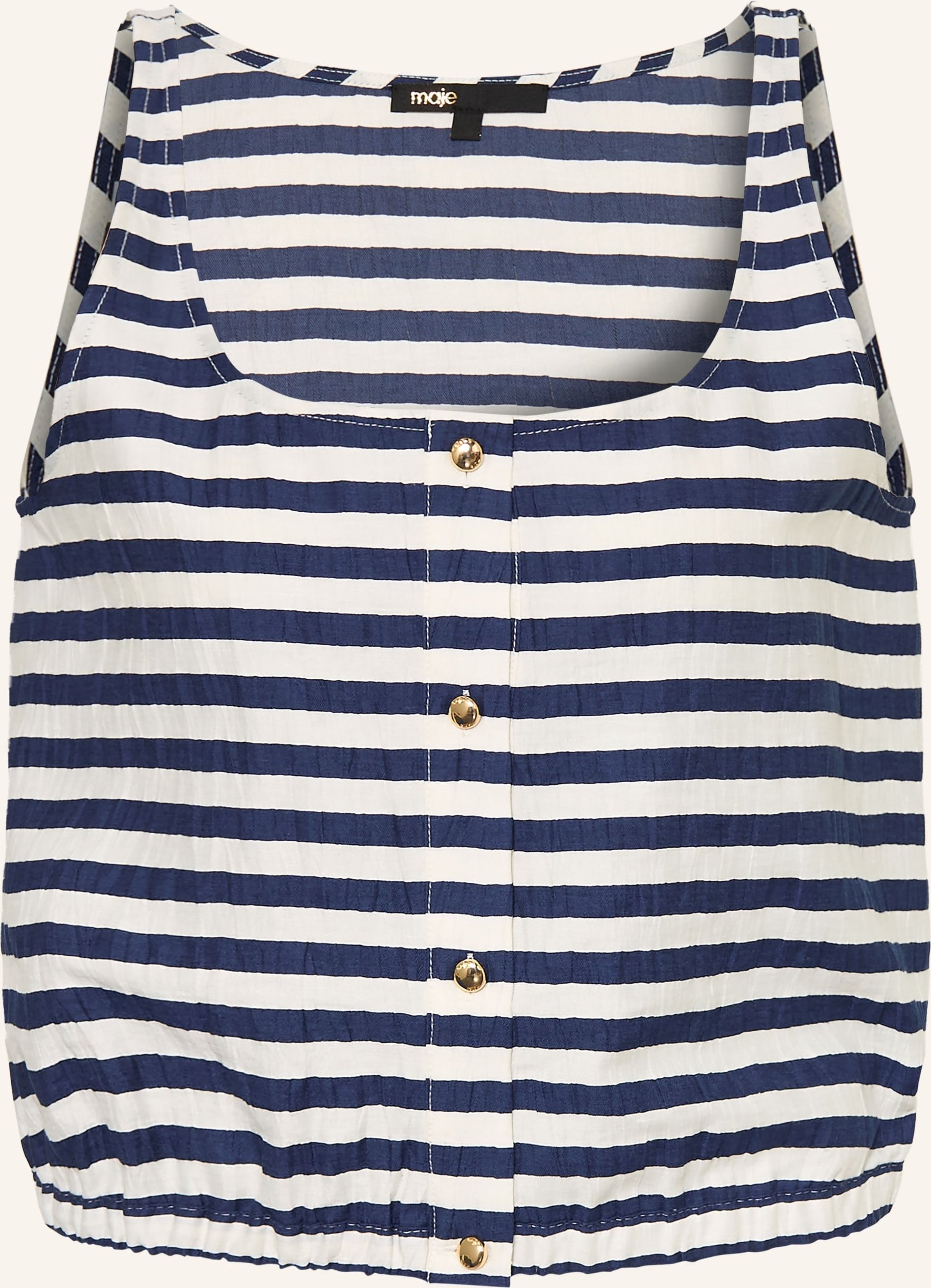 Maje Blusentop weiss