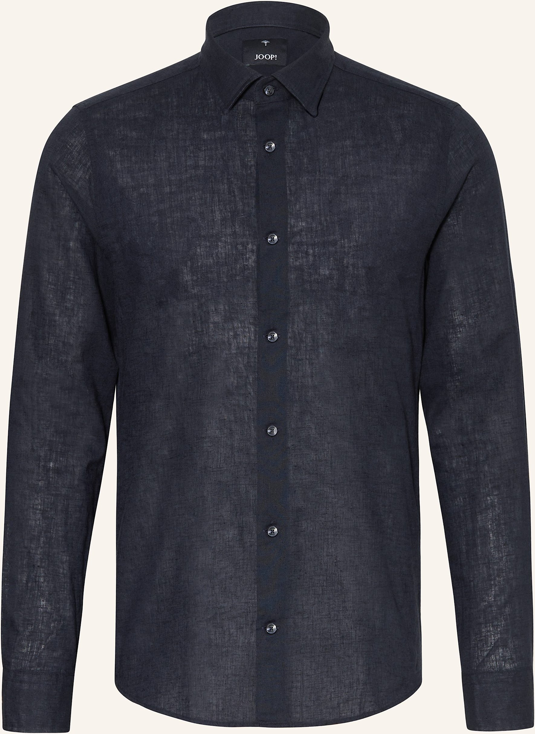 Thumbnail - Joop! Hemd Pit Slim Fit Mit Leinen blau