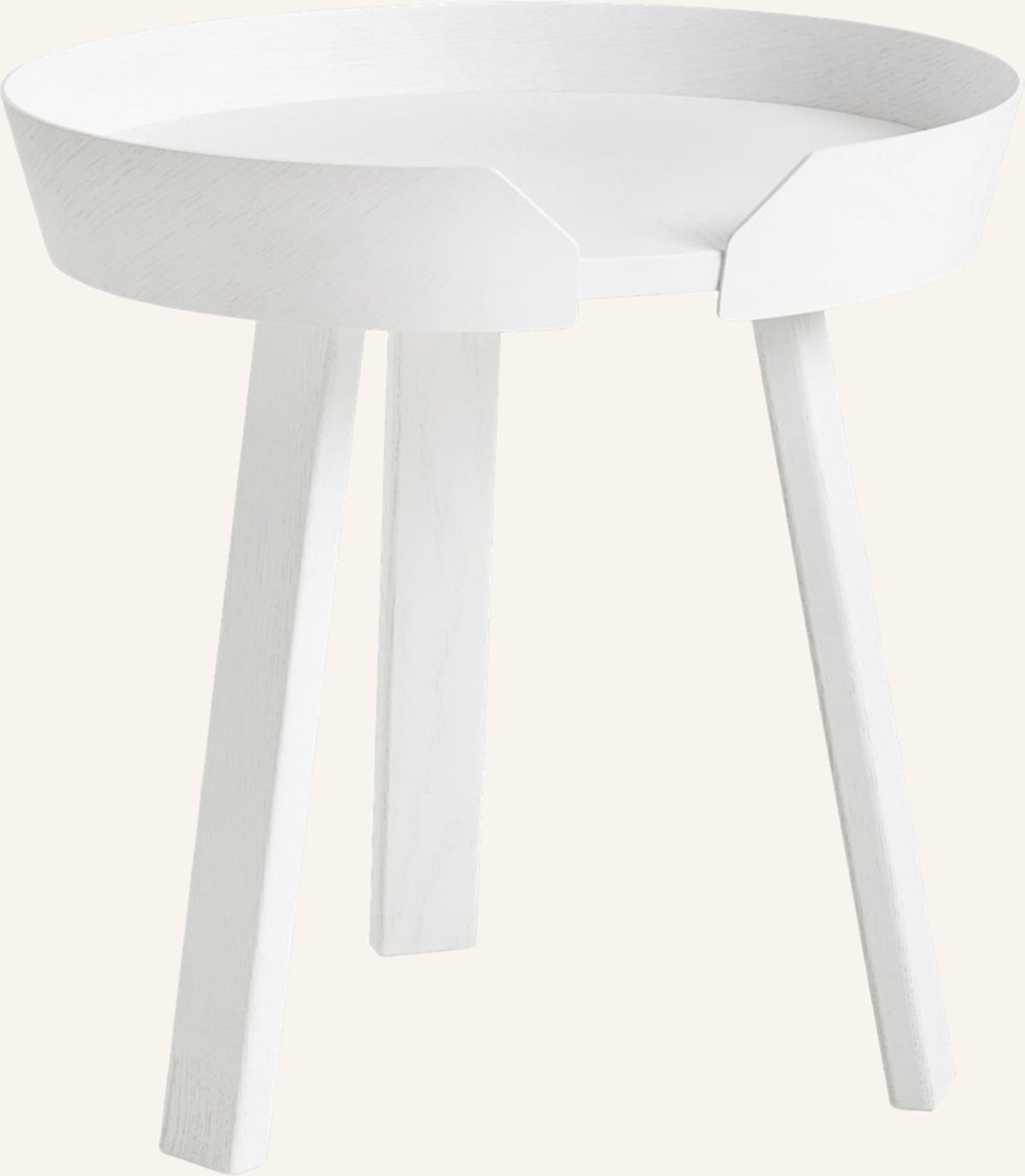 Muuto Beistelltisch Around Small weiss
