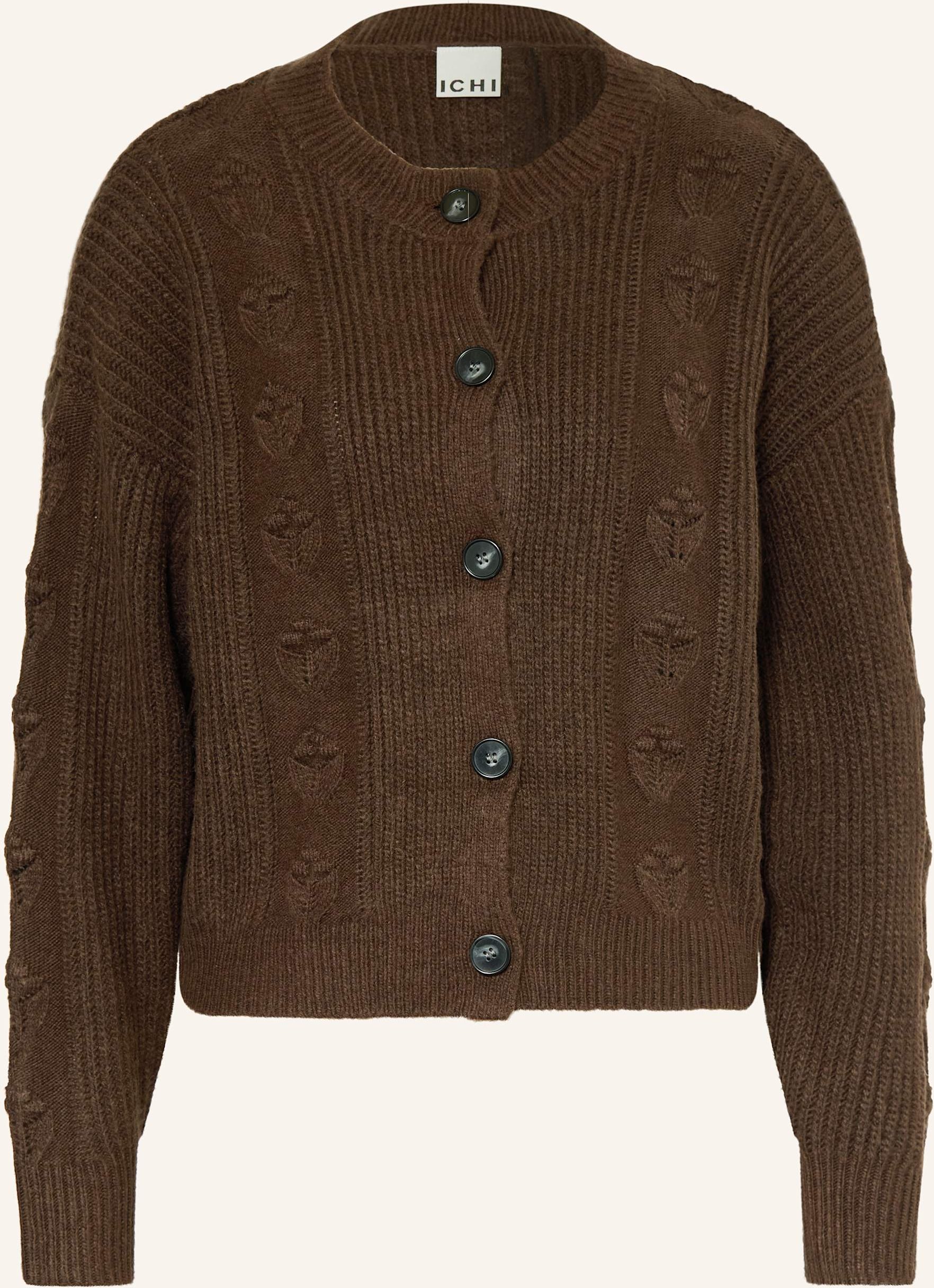 Ichi Strickjacke Ihmylle braun
