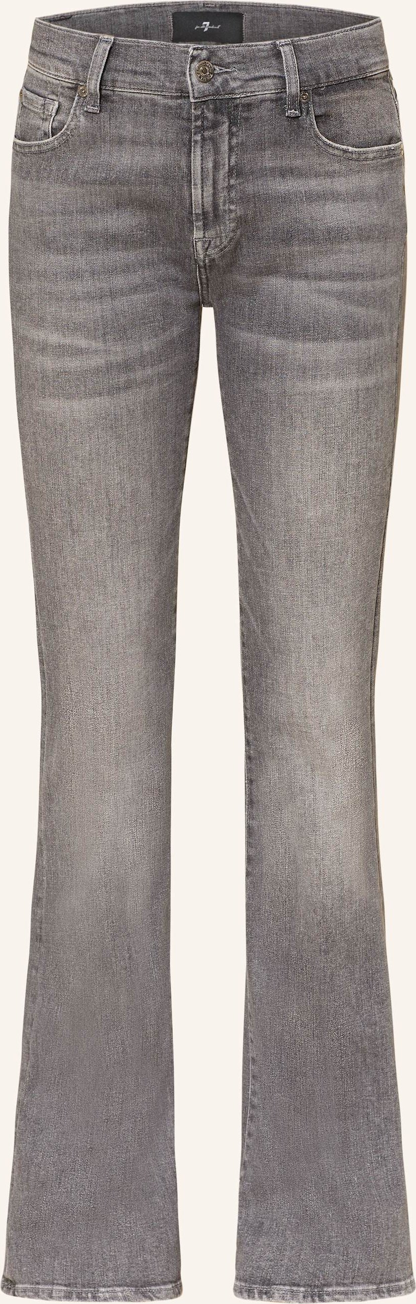 Thumbnail - 7 For All Mankind Bootcut Jeans Bootcut grau