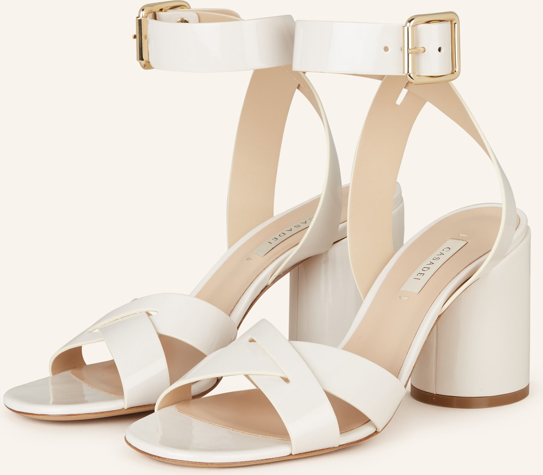 Casadei Sandaletten Emily Viky Cleo weiss