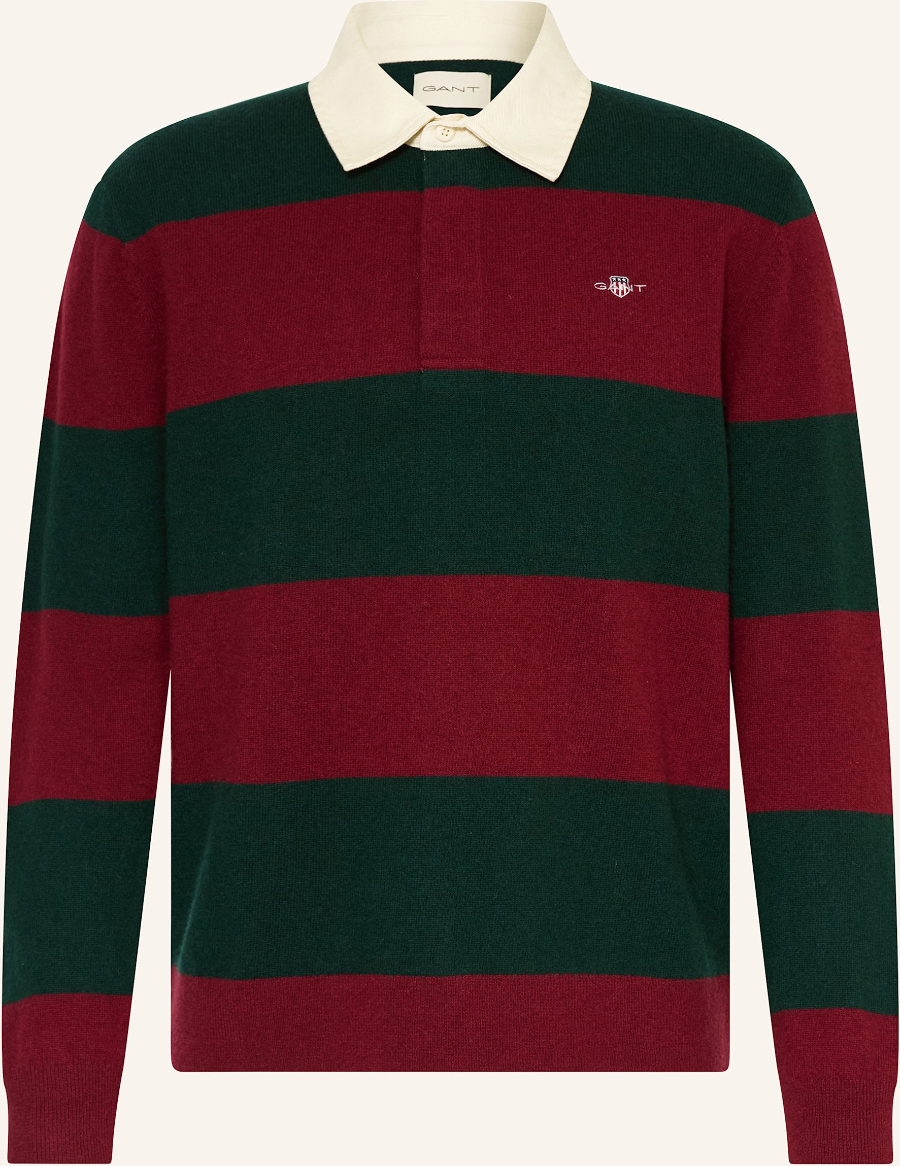 Gant Strick-Rugbyshirt gruen