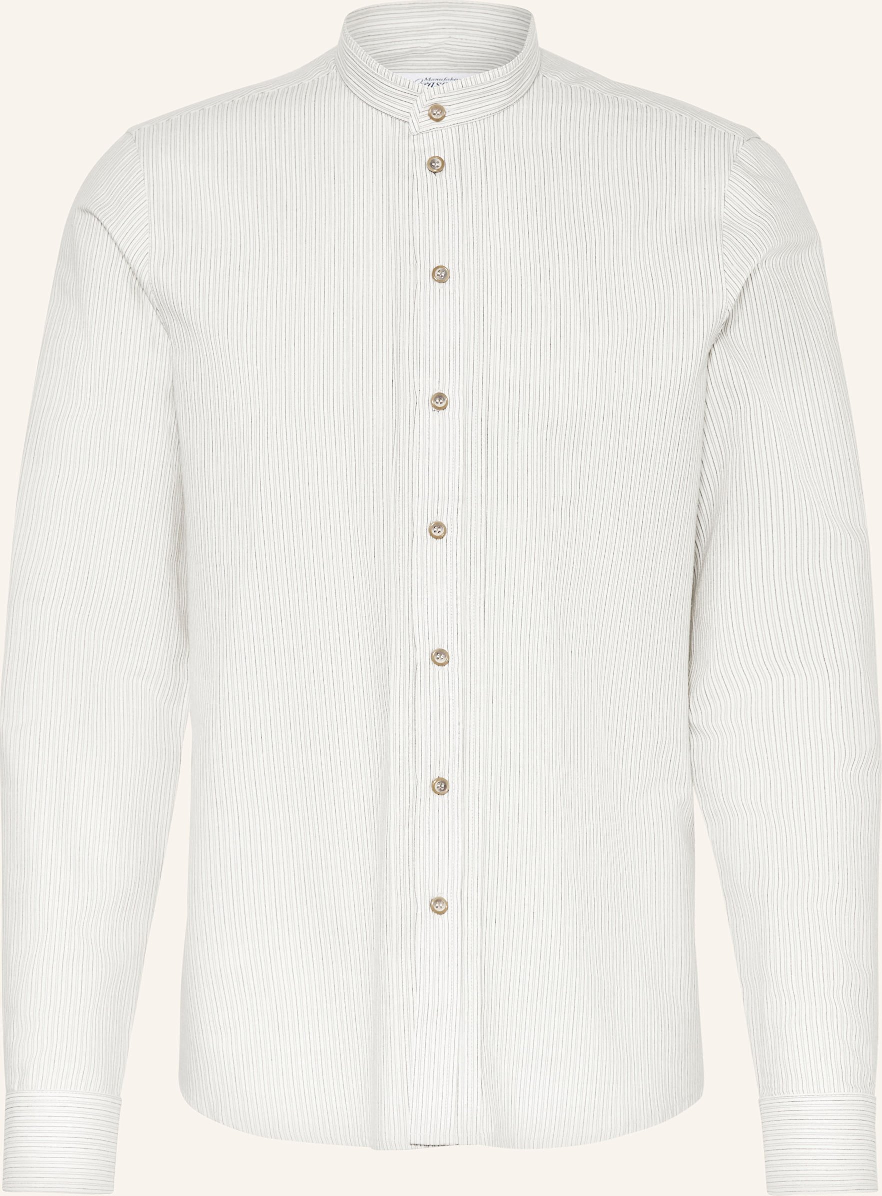 Grasegger Trachtenhemd Kissing Regular Fit Mit Stehkragen weiss