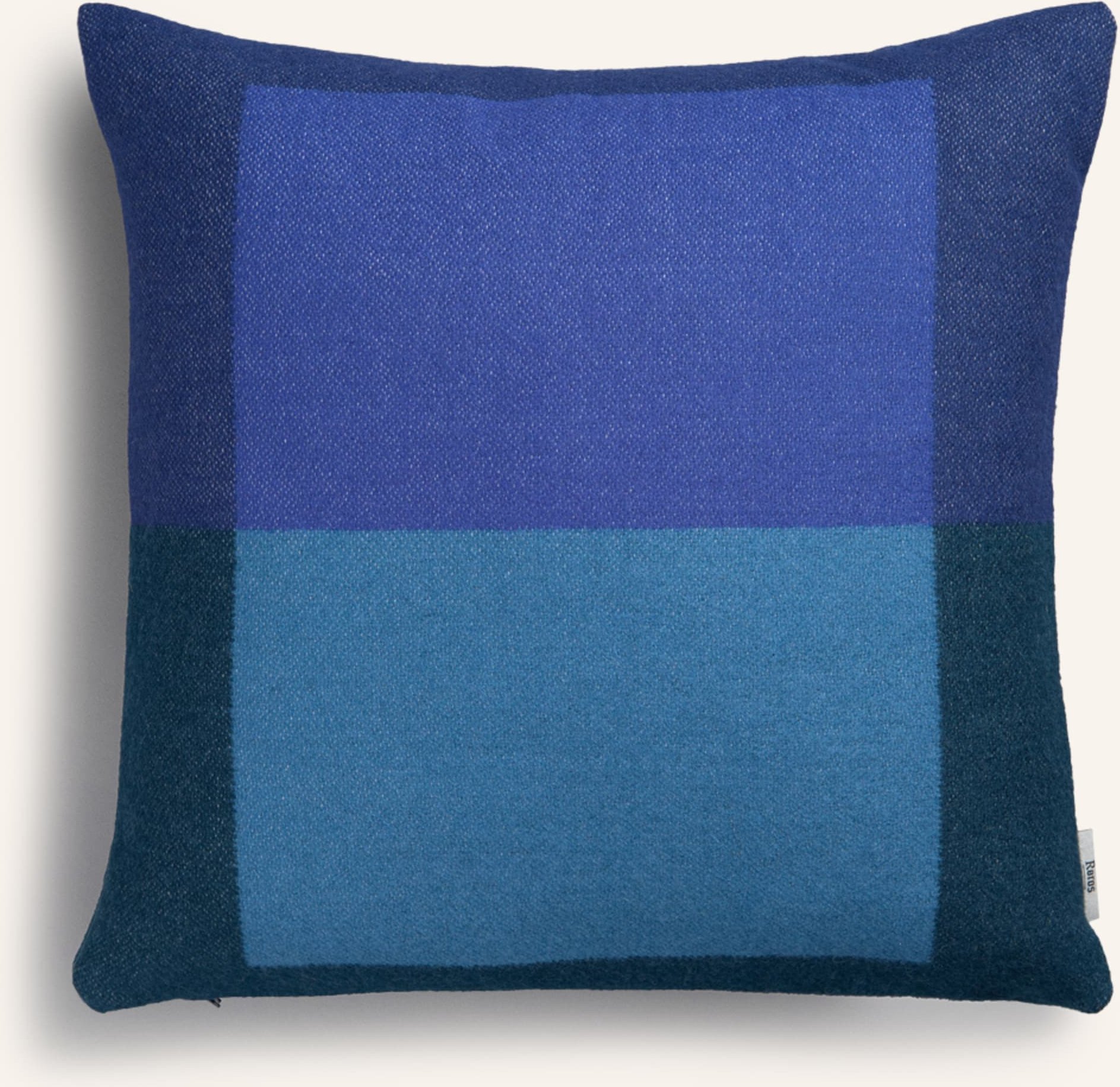 Røros Tweed Tweed-Dekokissen Syndin blau