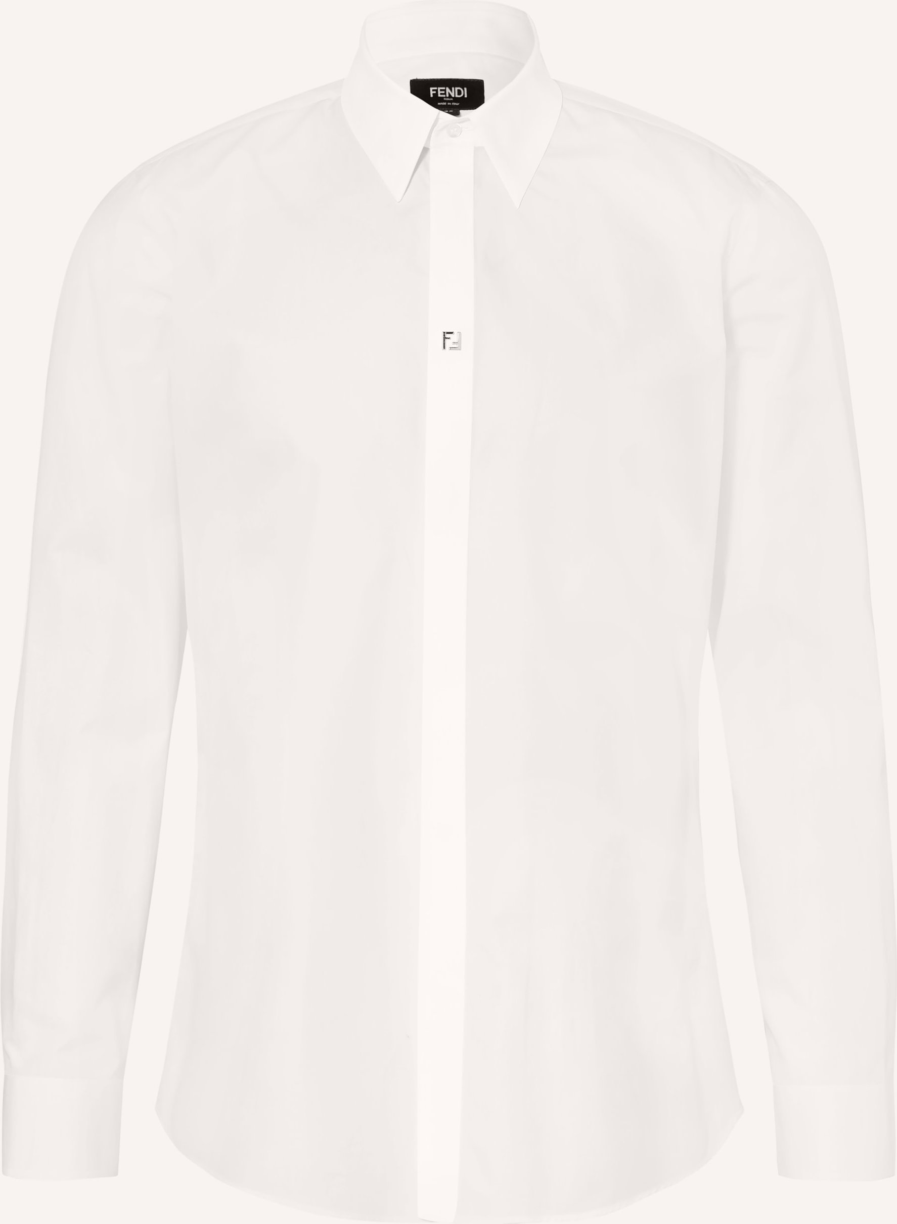 Fendi Hemd Regular Fit weiss