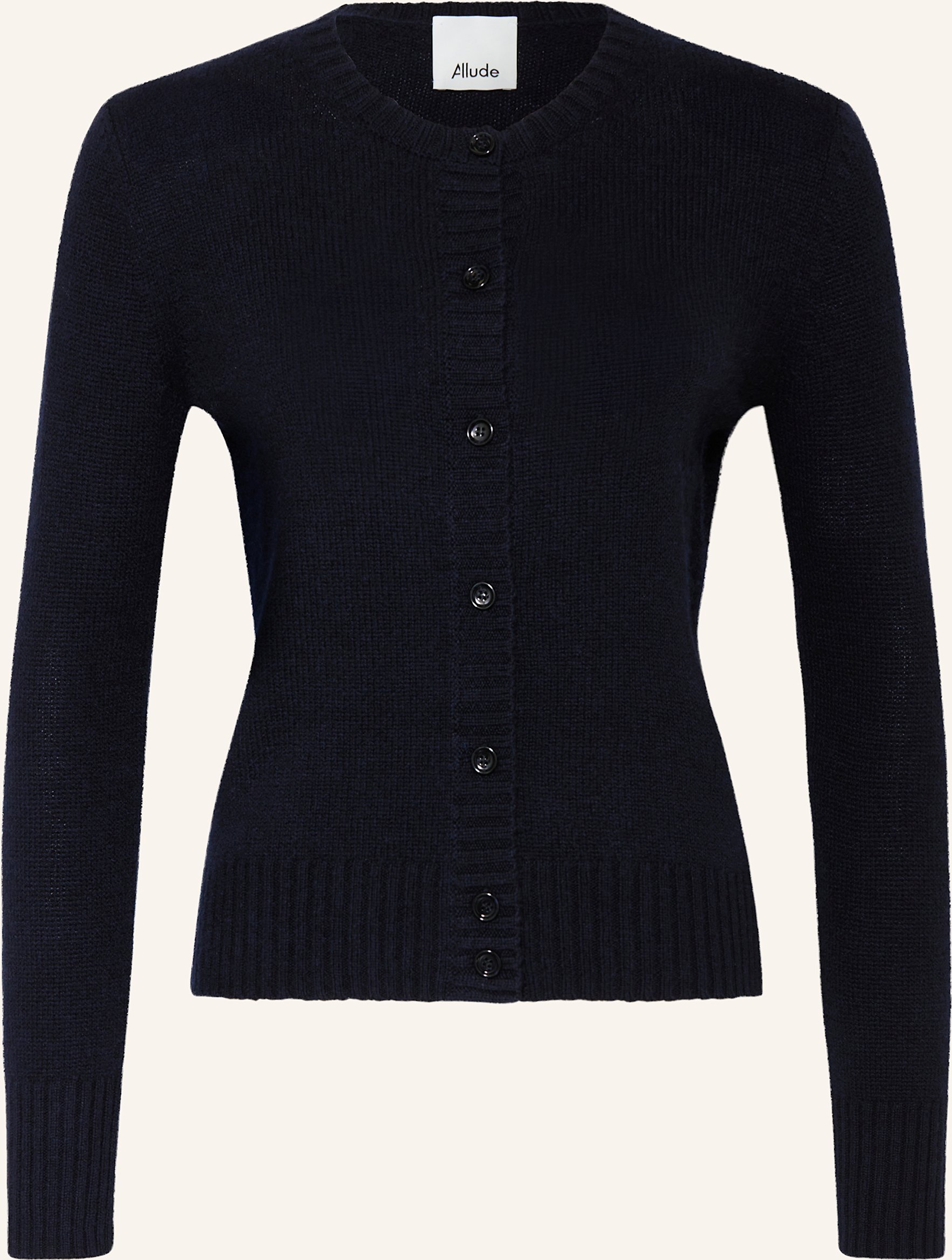 Allude Strickjacke Aus Cashmere blau