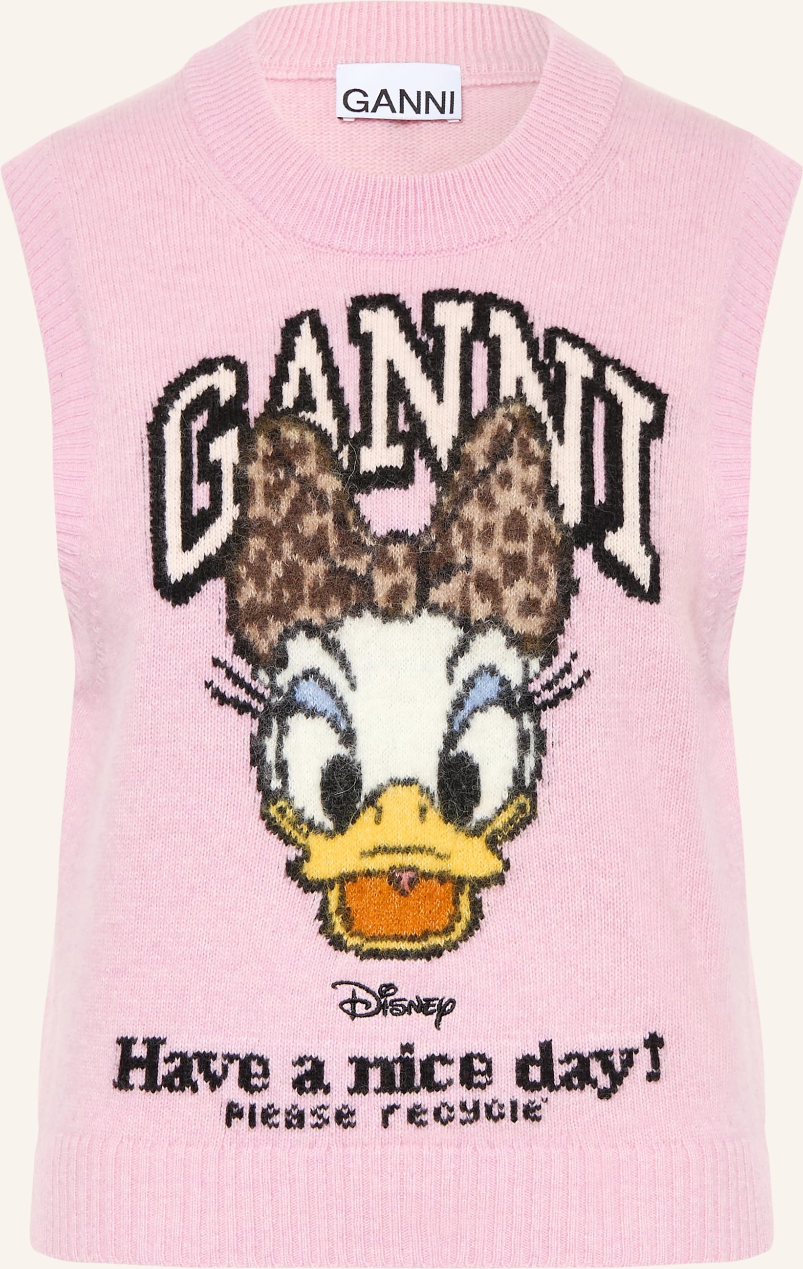 Ganni Pullunder rosa