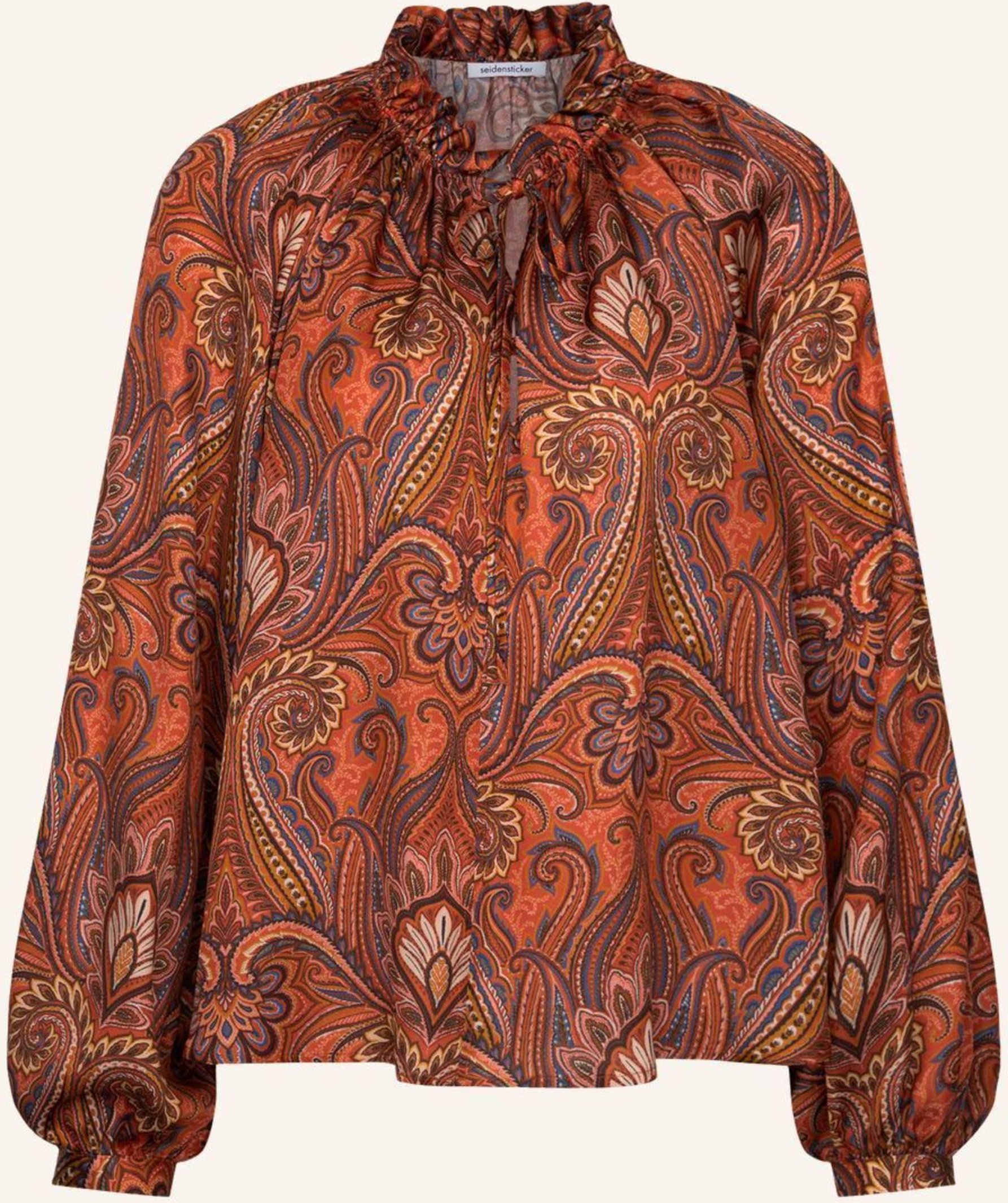 Seidensticker Rüschenbluse orange