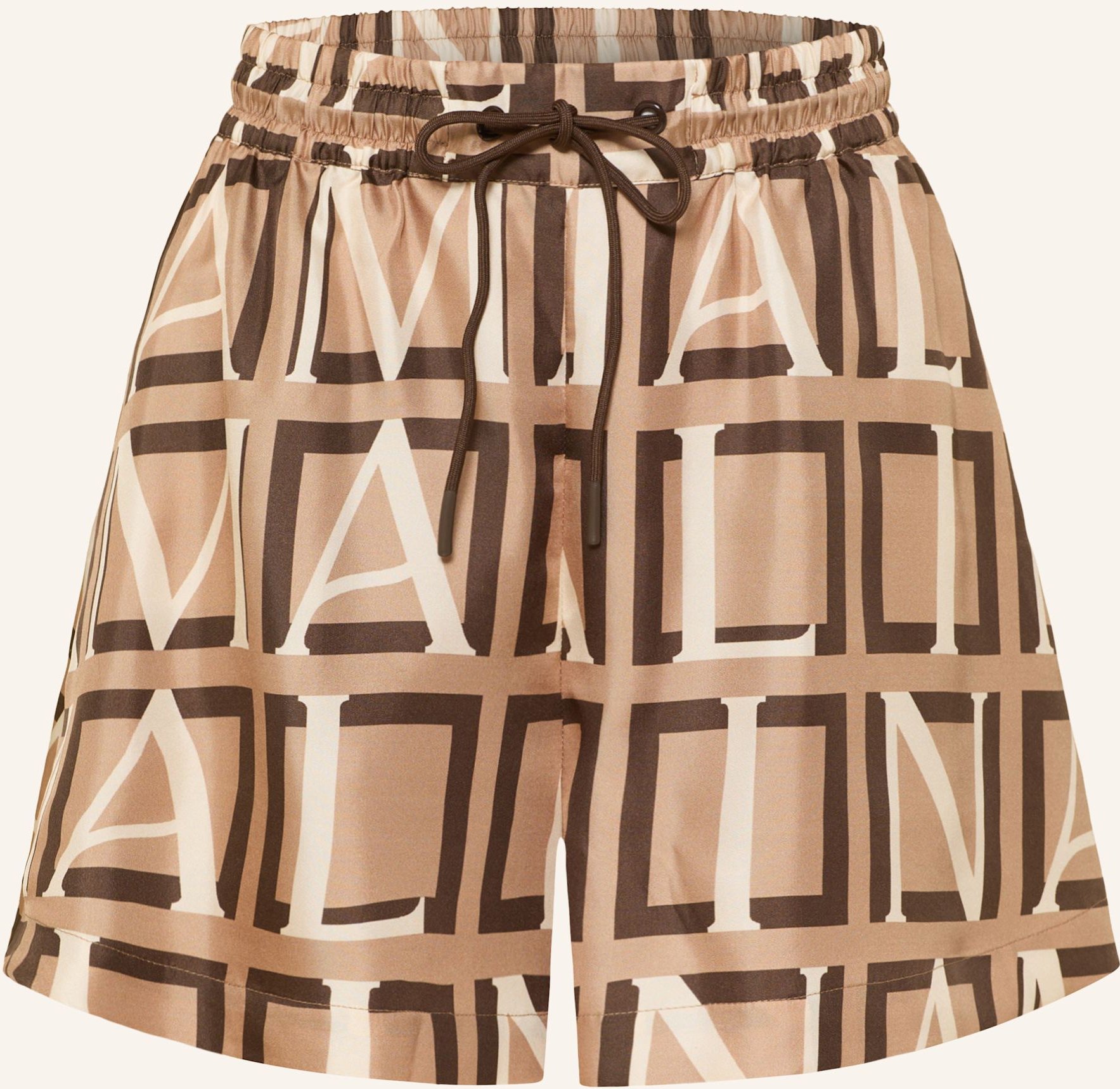 Malina Seidenshorts Iris beige