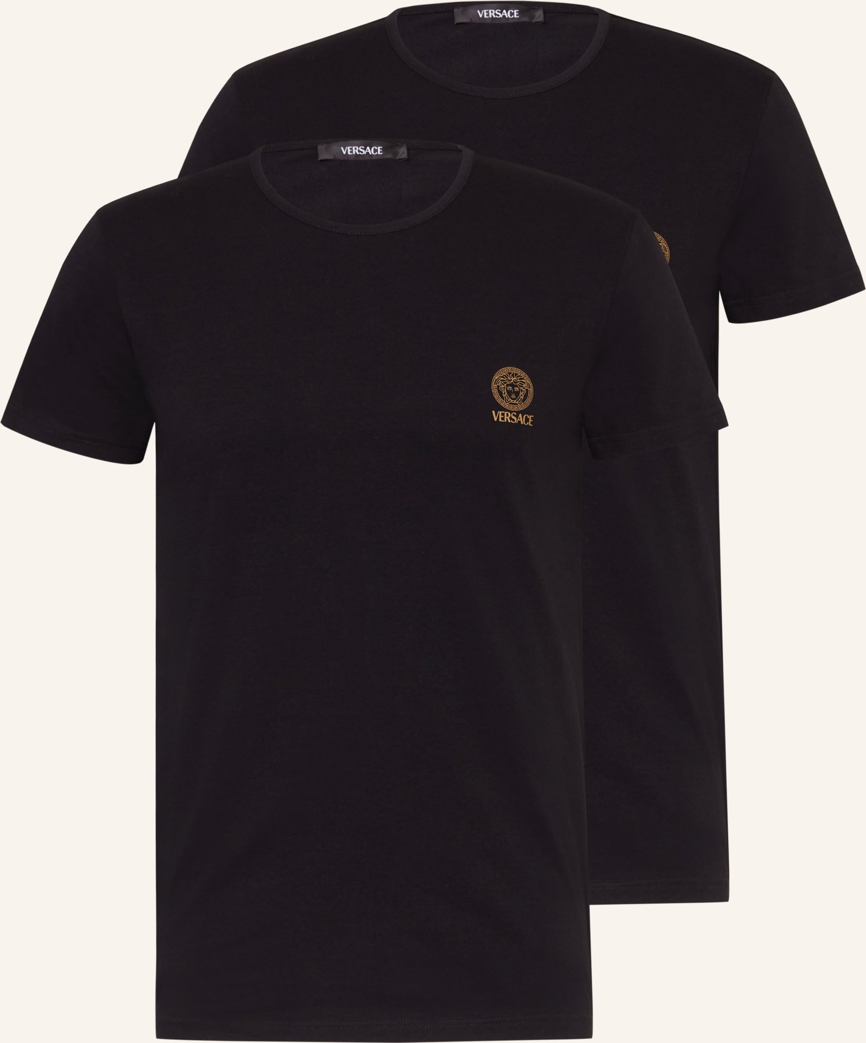 Versace 2er-Pack T-Shirts schwarz