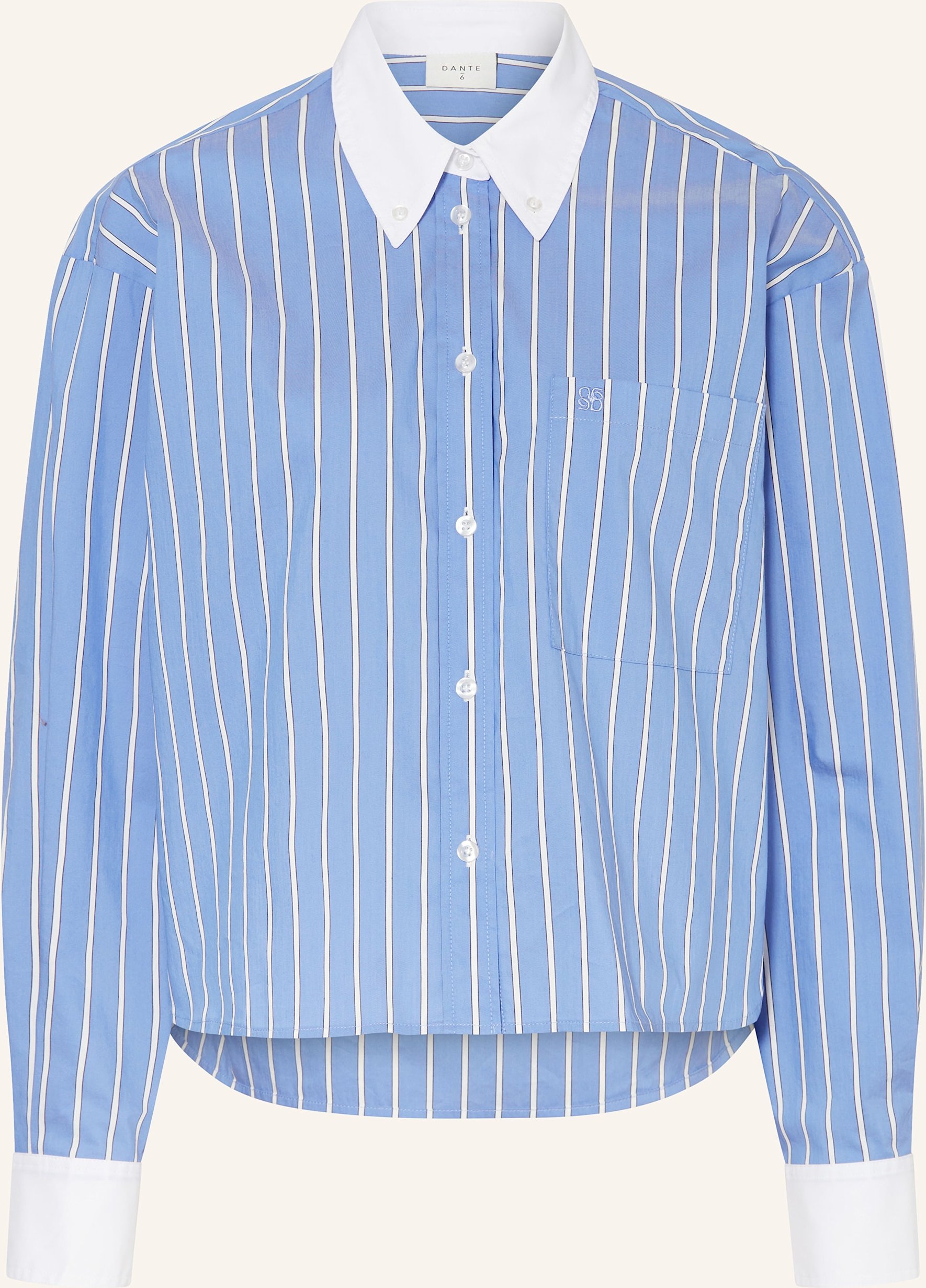 dante6 Hemdbluse Barique blau
