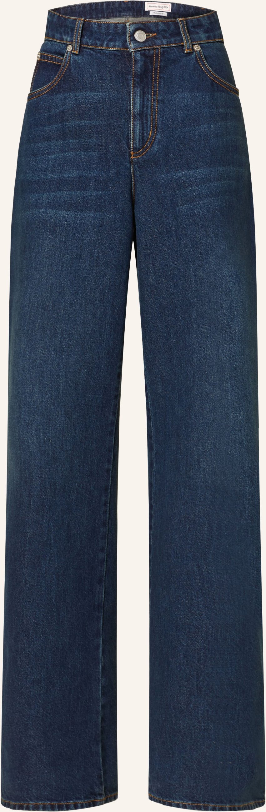 Mcqueen Straight Jeans blau