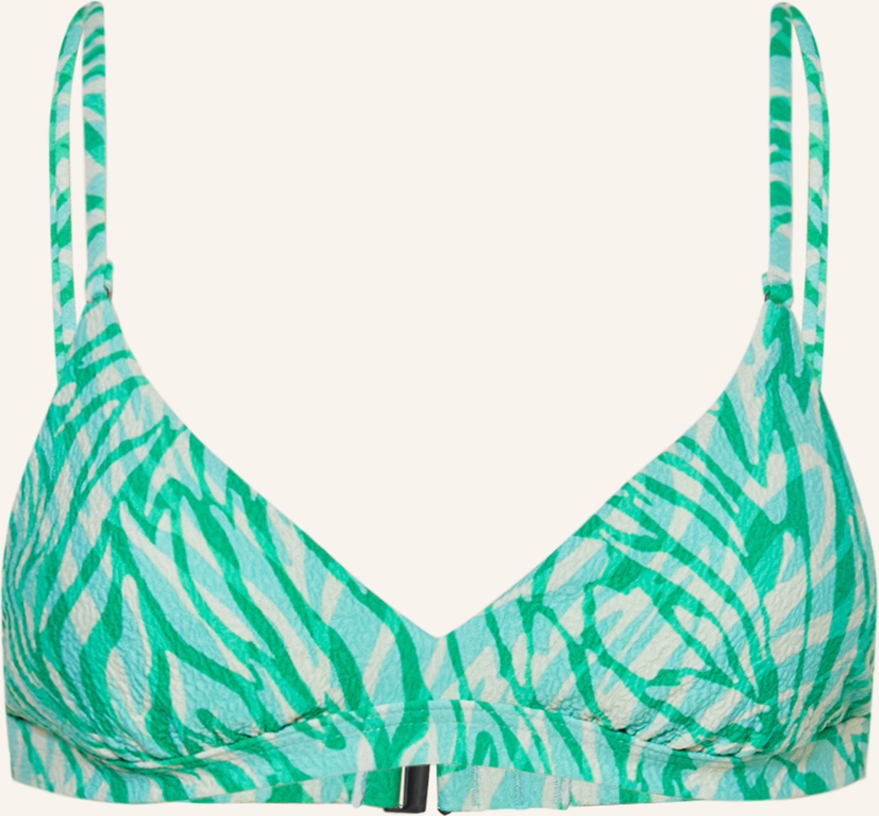 Seafolly Bralette-Bikini-Top Animal Instinct gruen