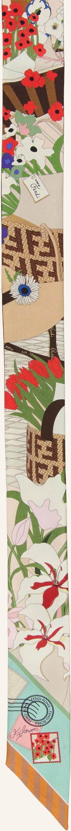 Fendi Seidenschal braun