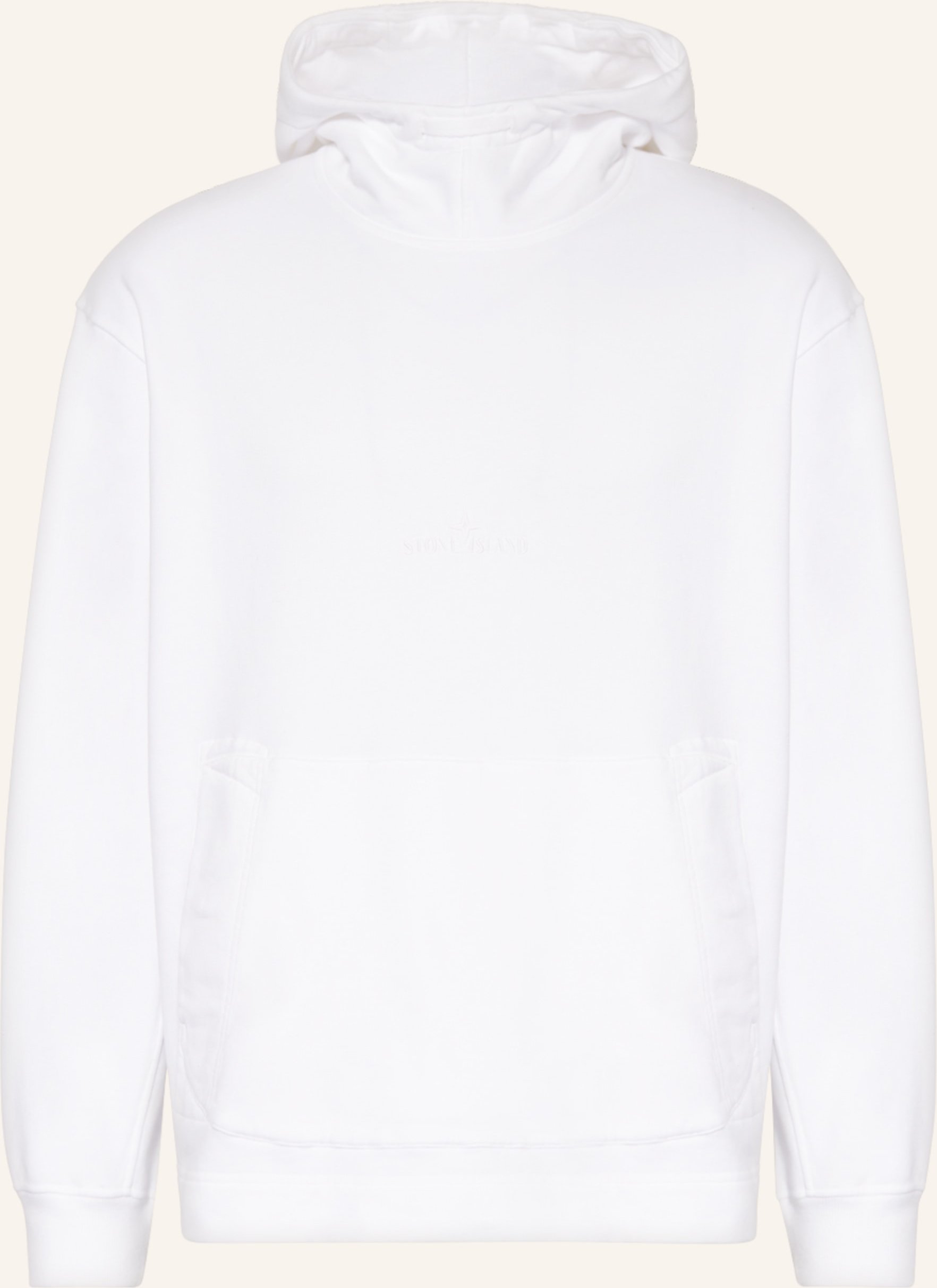 Stone Island Oversized-Hoodie weiss