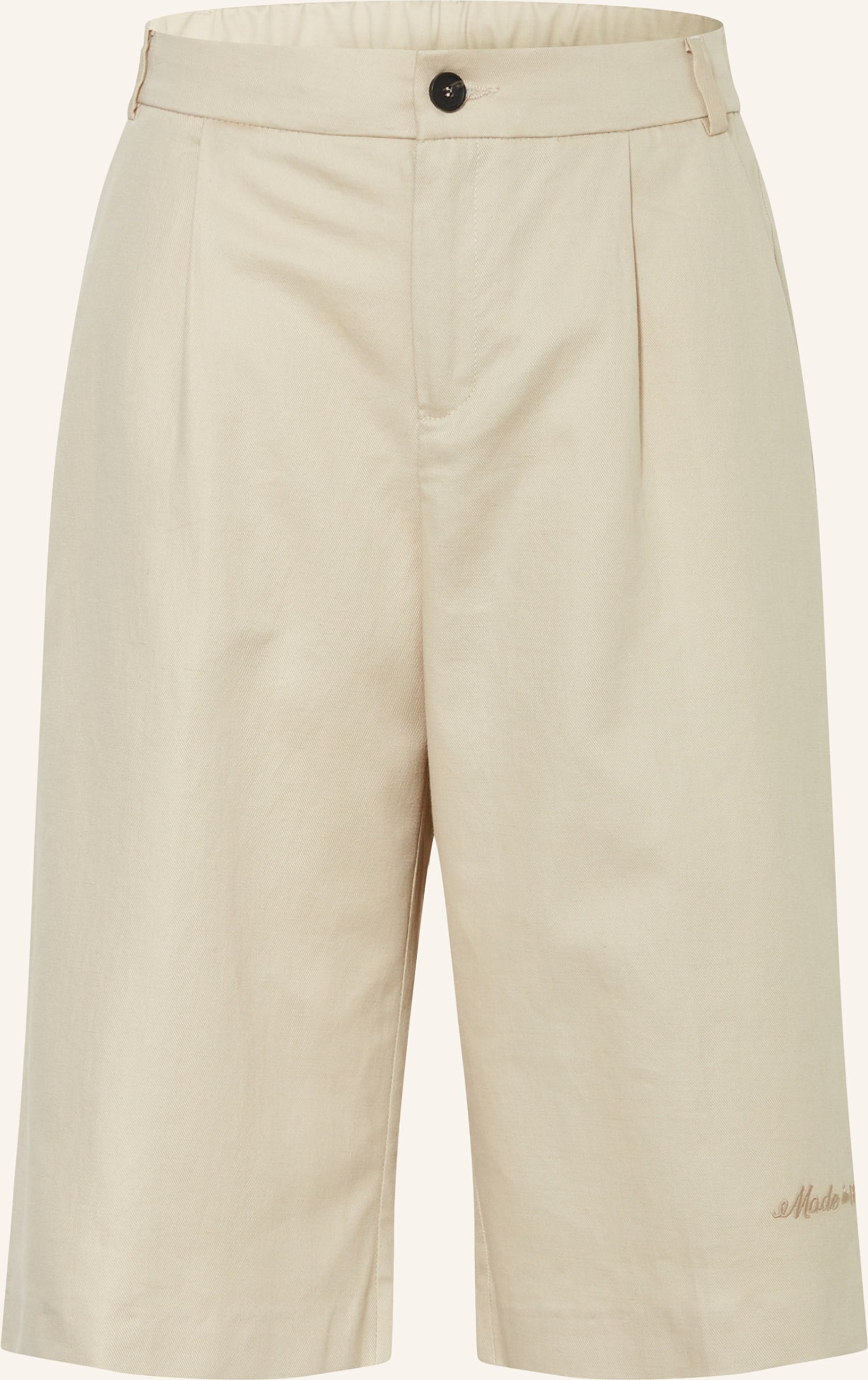 Fendi Shorts Mit Leinen beige