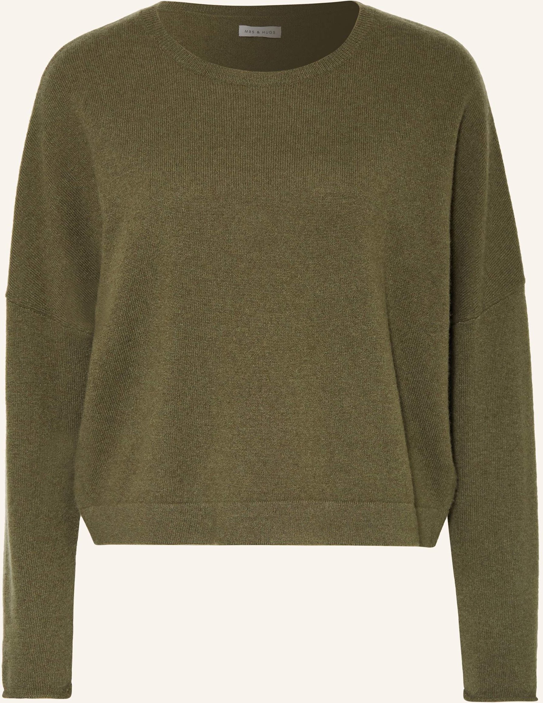 Mrs & Hugs Cashmere-Pullover gruen