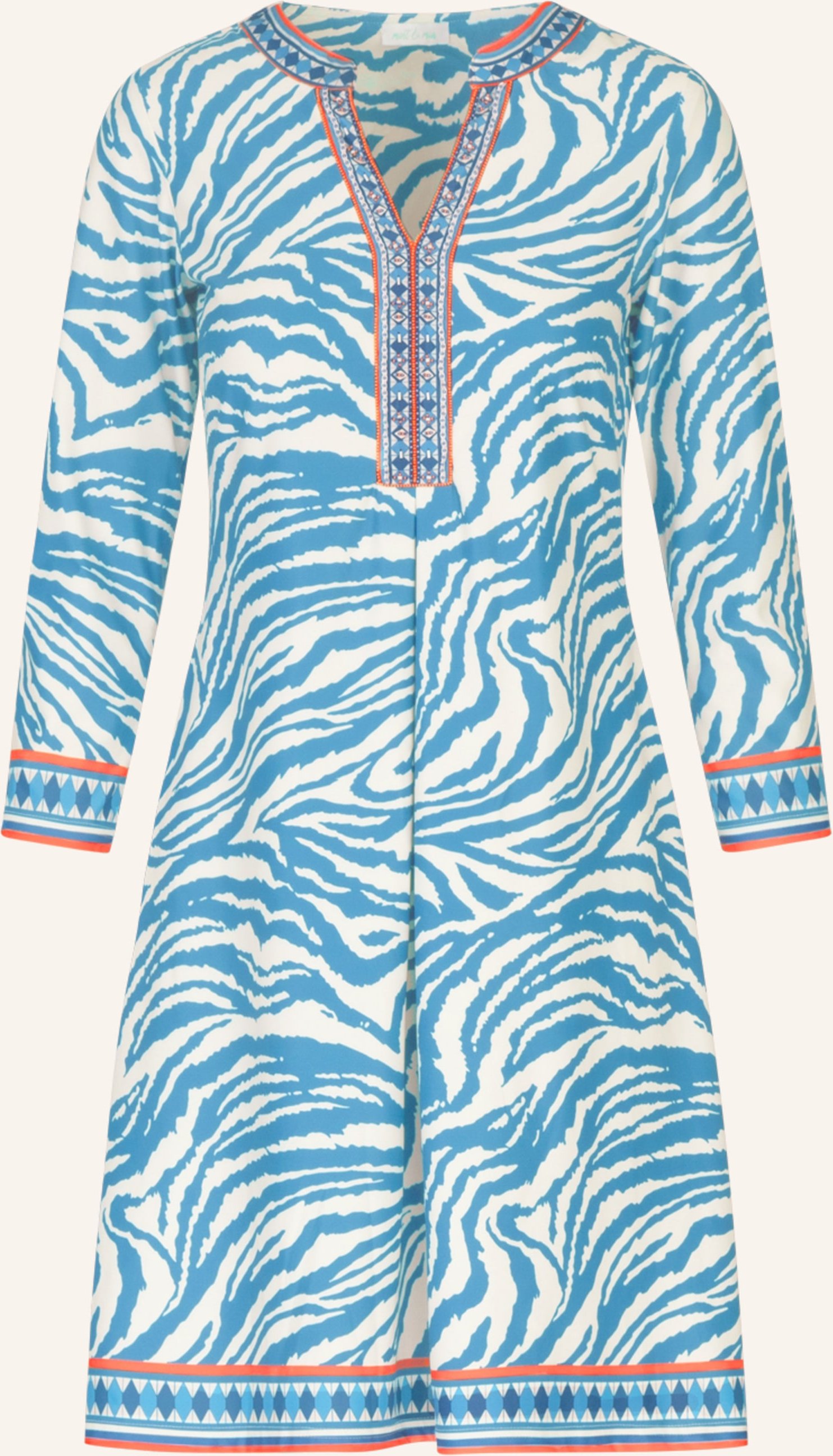 Mint & Mia Kurzes Kofferkleid blau