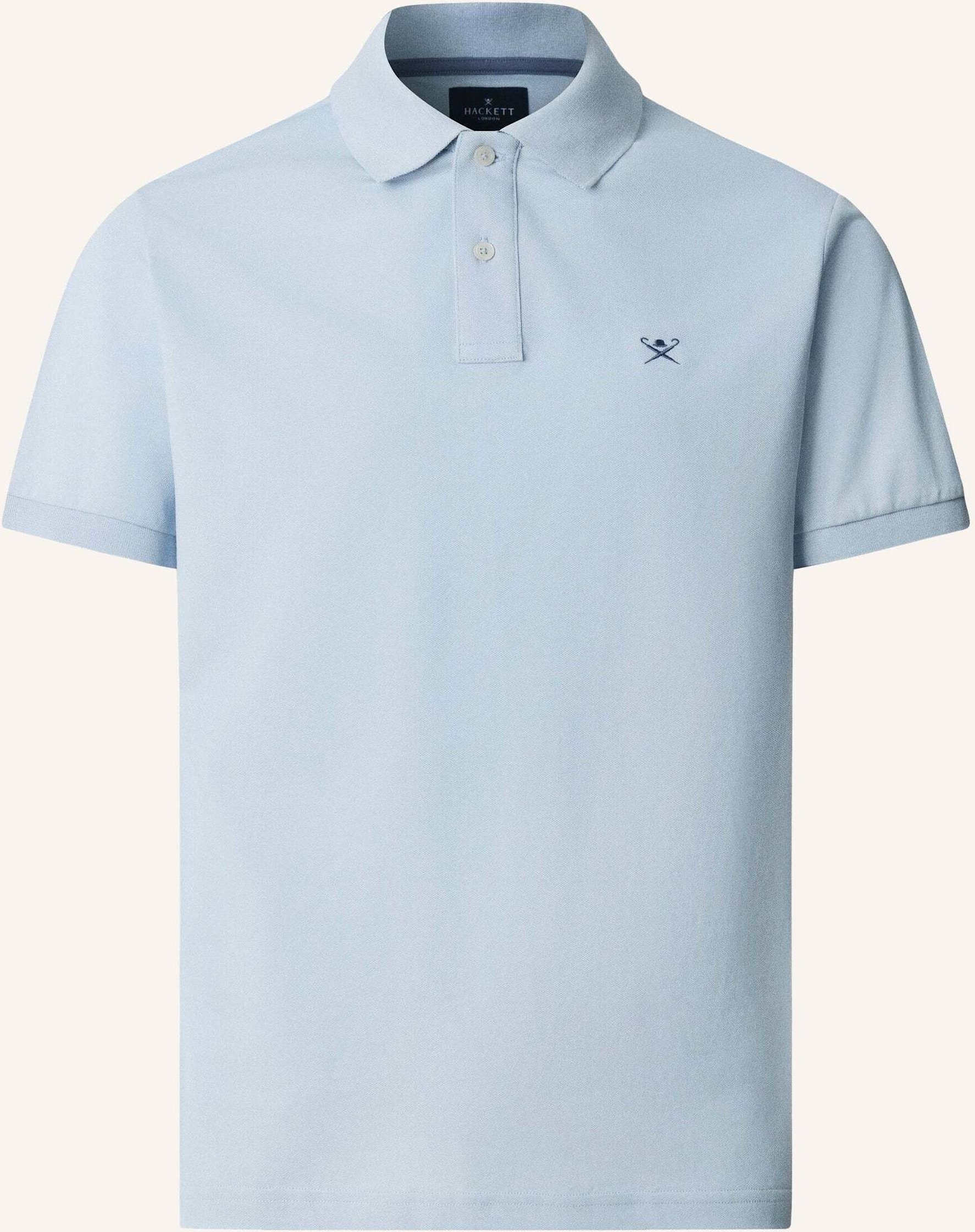Hackett London Poloshirt Slim Fit Logo blau