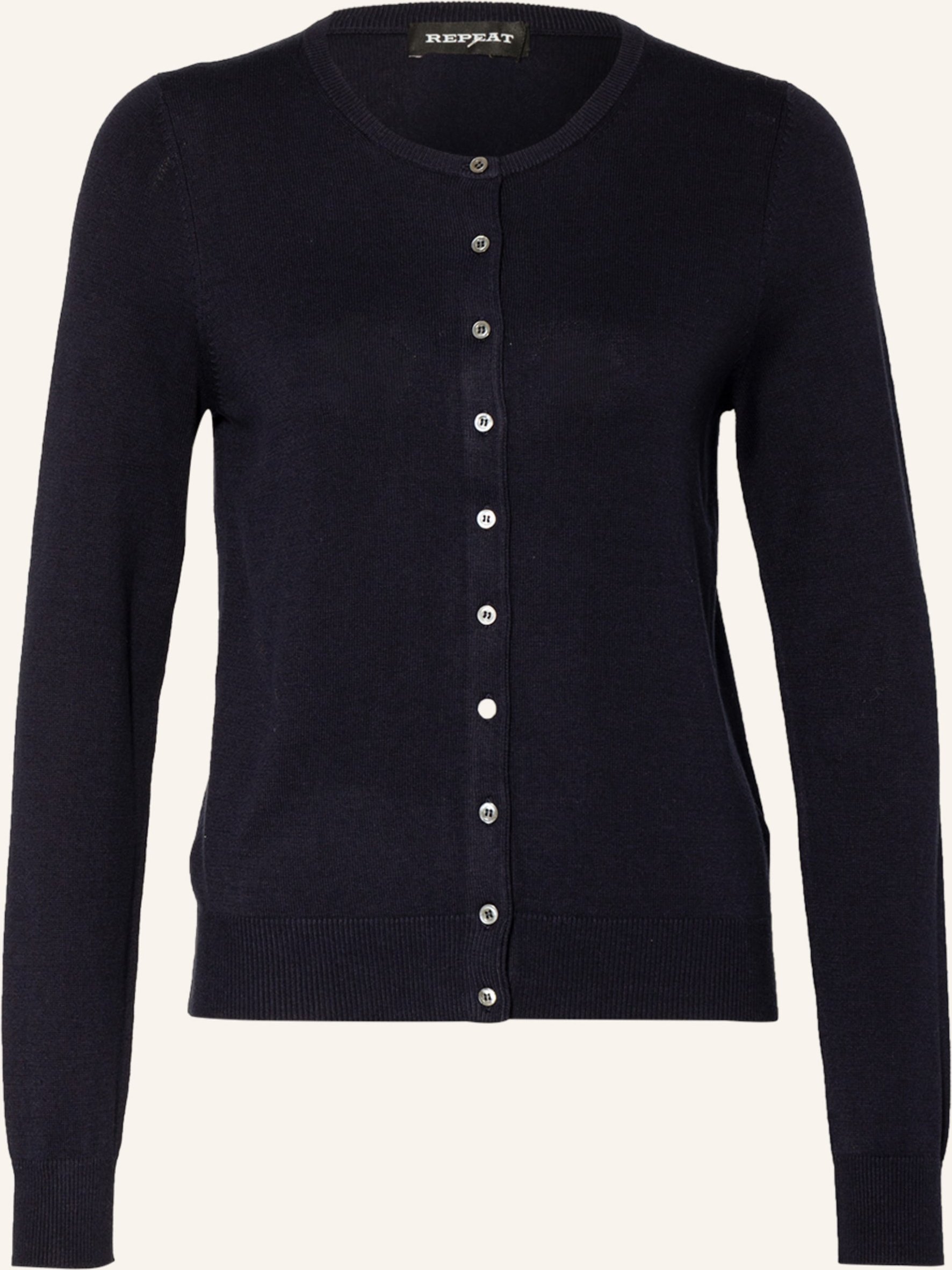 Repeat Strickjacke blau