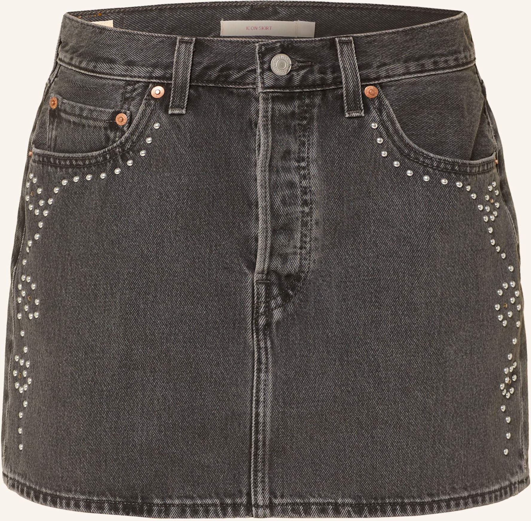 Levi's® Jeansrock Icon Mit Schmucksteinen blau