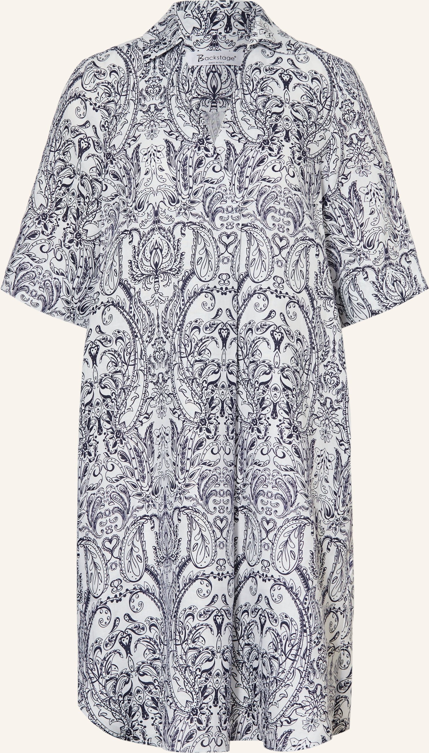 Backstage Leinenkleid Bianca blau