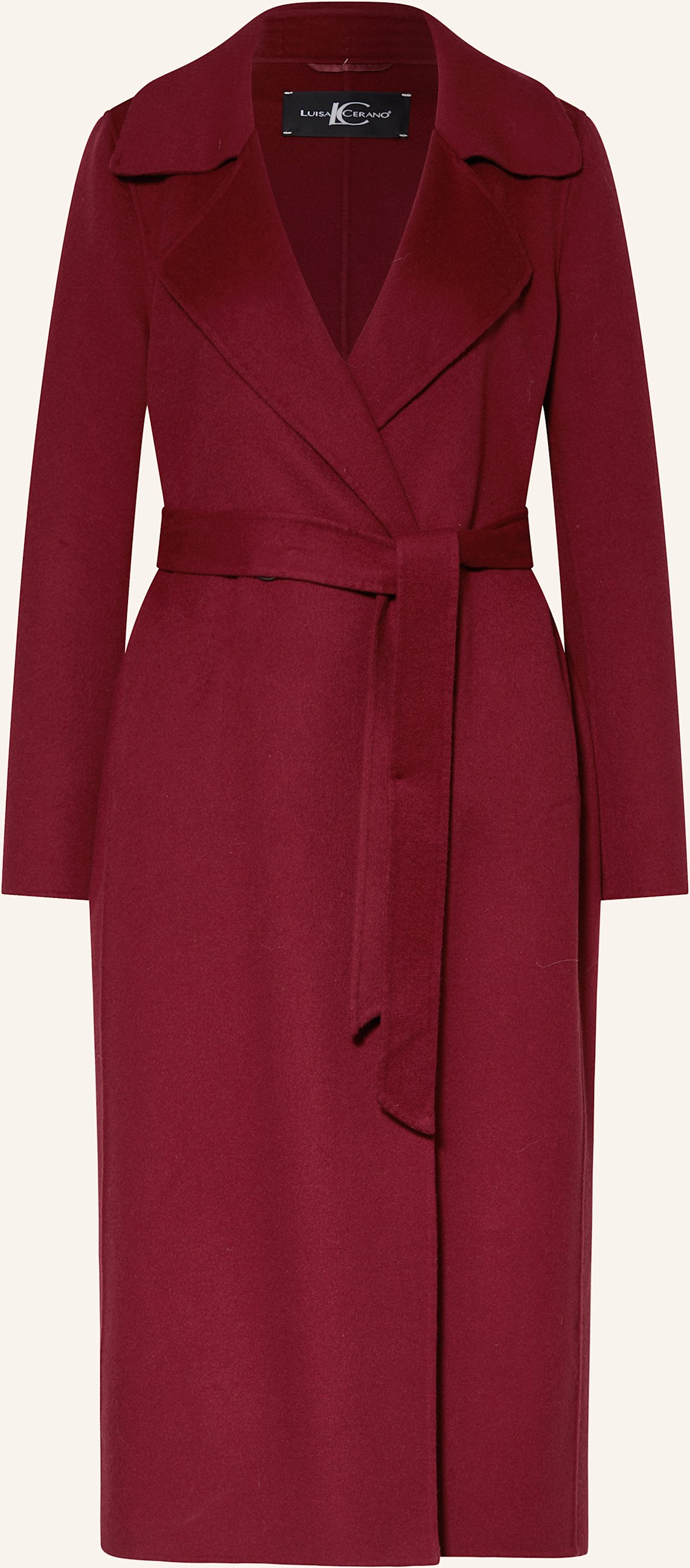 Luisa Cerano Wollmantel rot