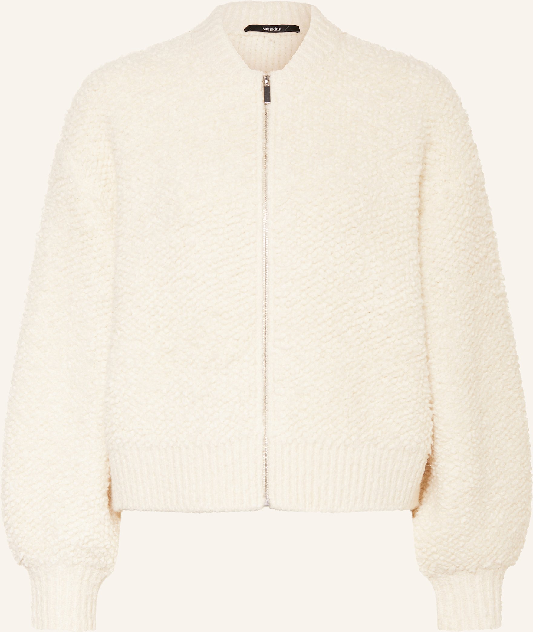 Thumbnail - Someday Teddyfell-Jacke Tilara beige