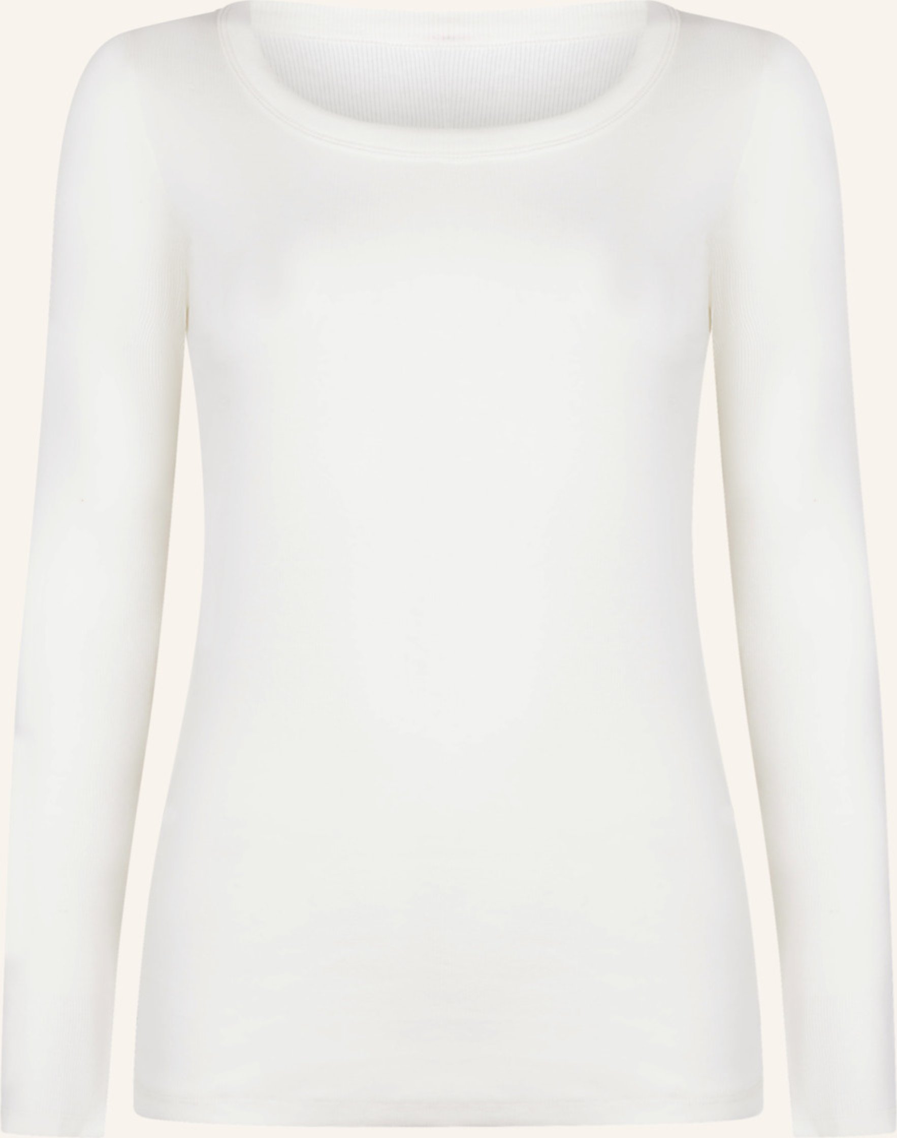 Hunkemöller Schlafshirt Crew Rib Cotton weiss