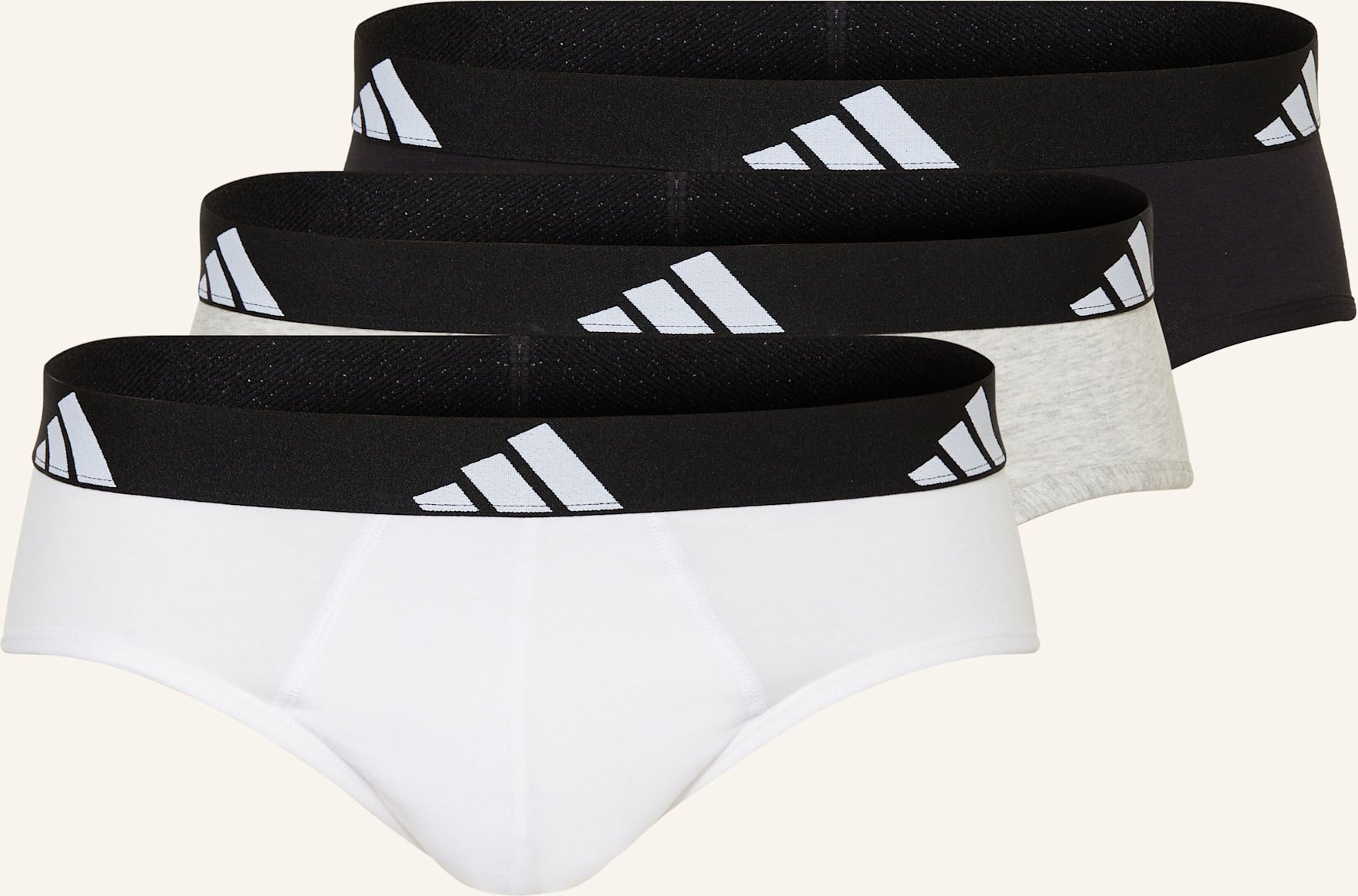 Adidas 3er-Pack Slips schwarz