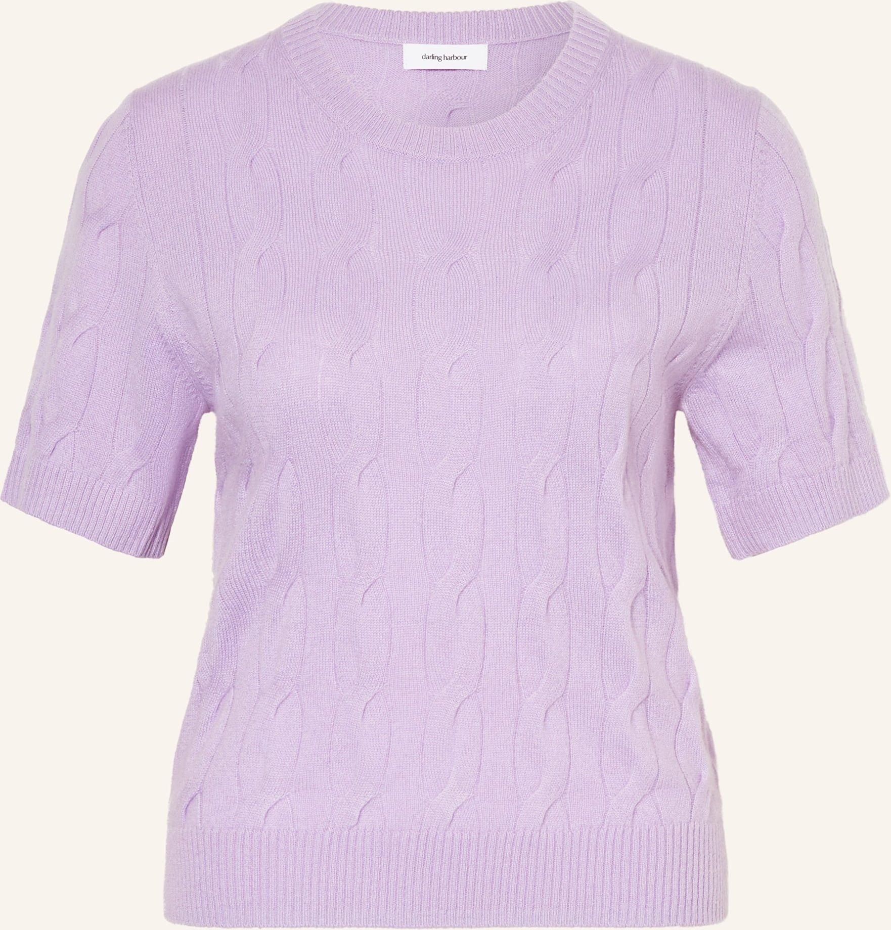 Darling Harbour Strickshirt Aus Cashmere lila