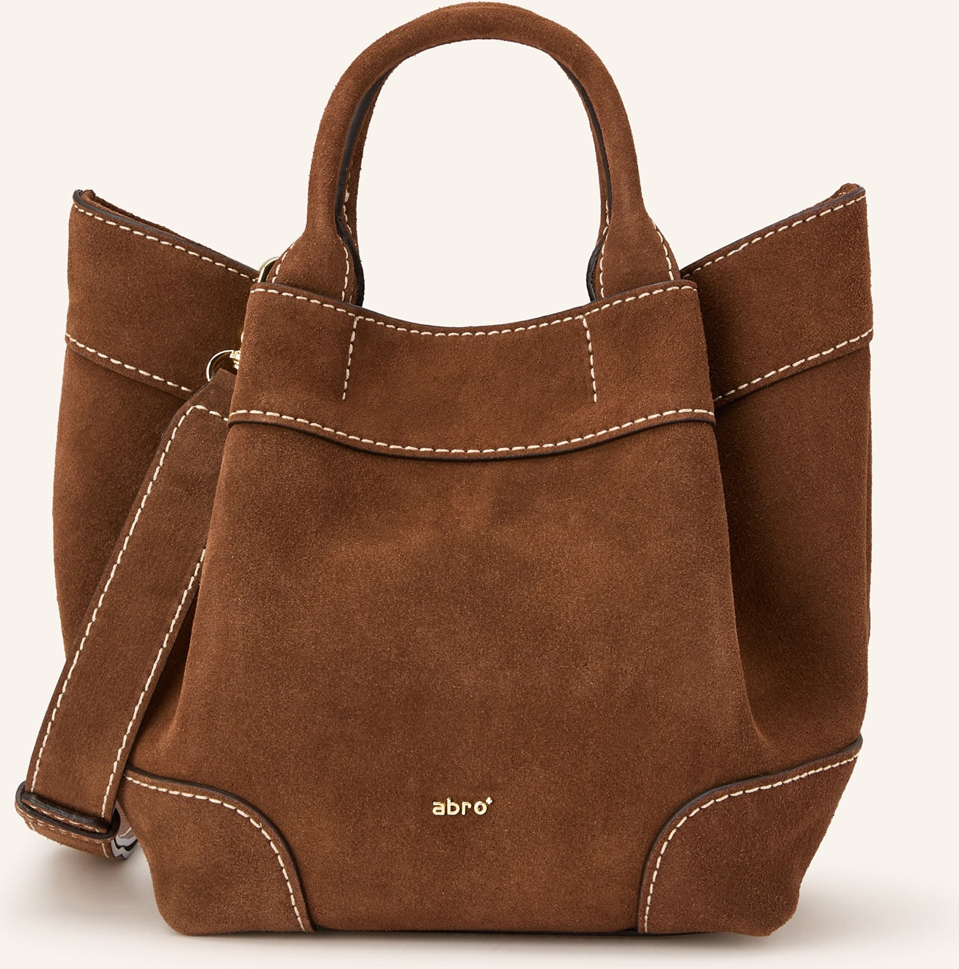 Abro Handtasche Essential Small braun