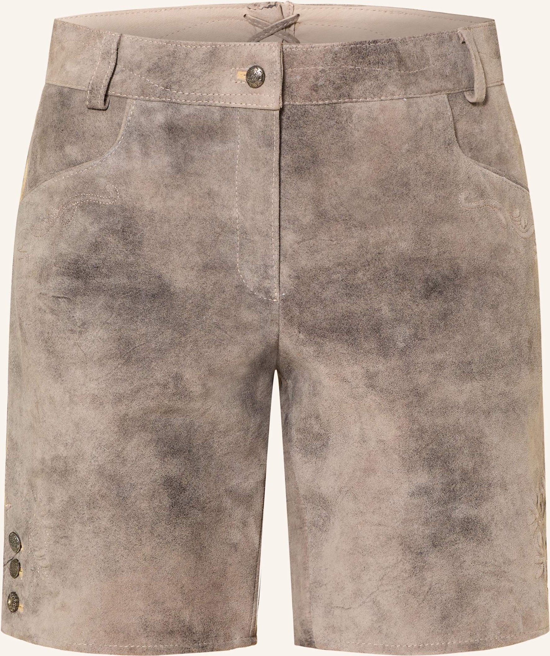 Spieth & Wensky Trachten-Lederhose Bloom braun