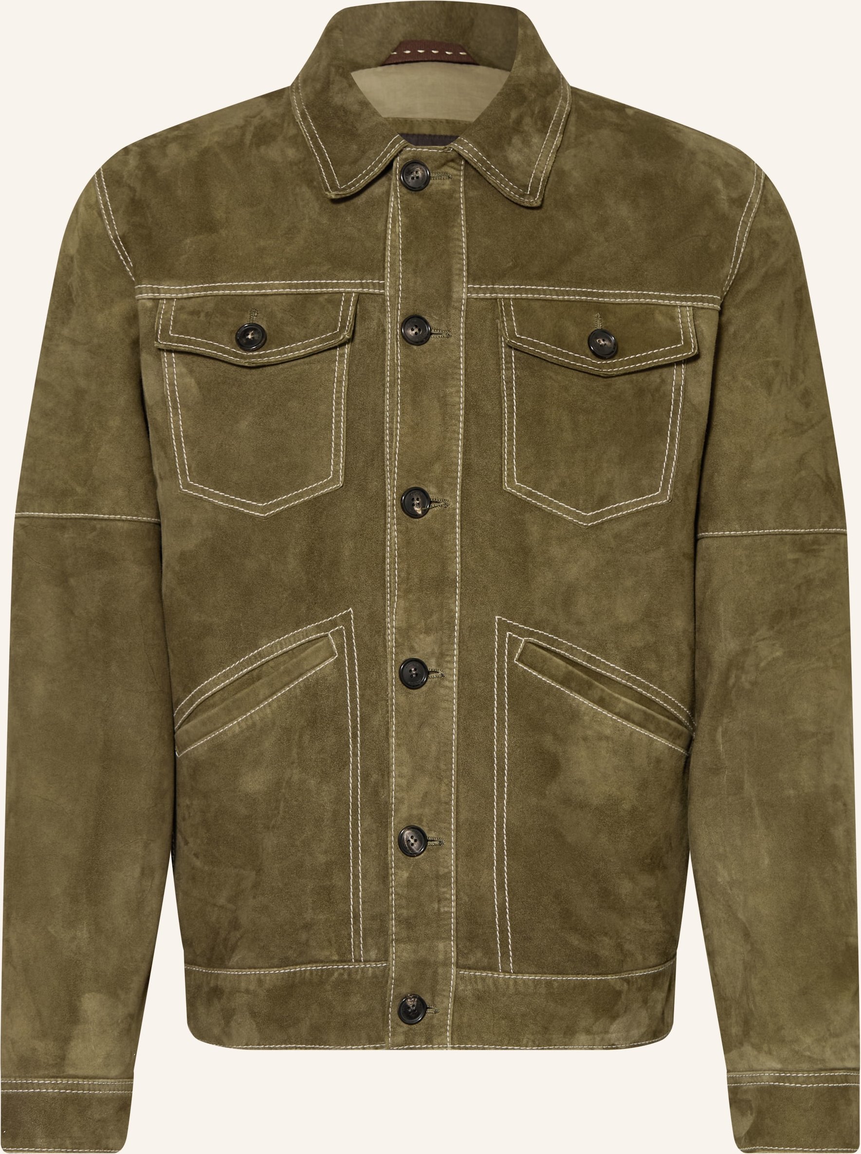 Windsor. Lederjacke gruen