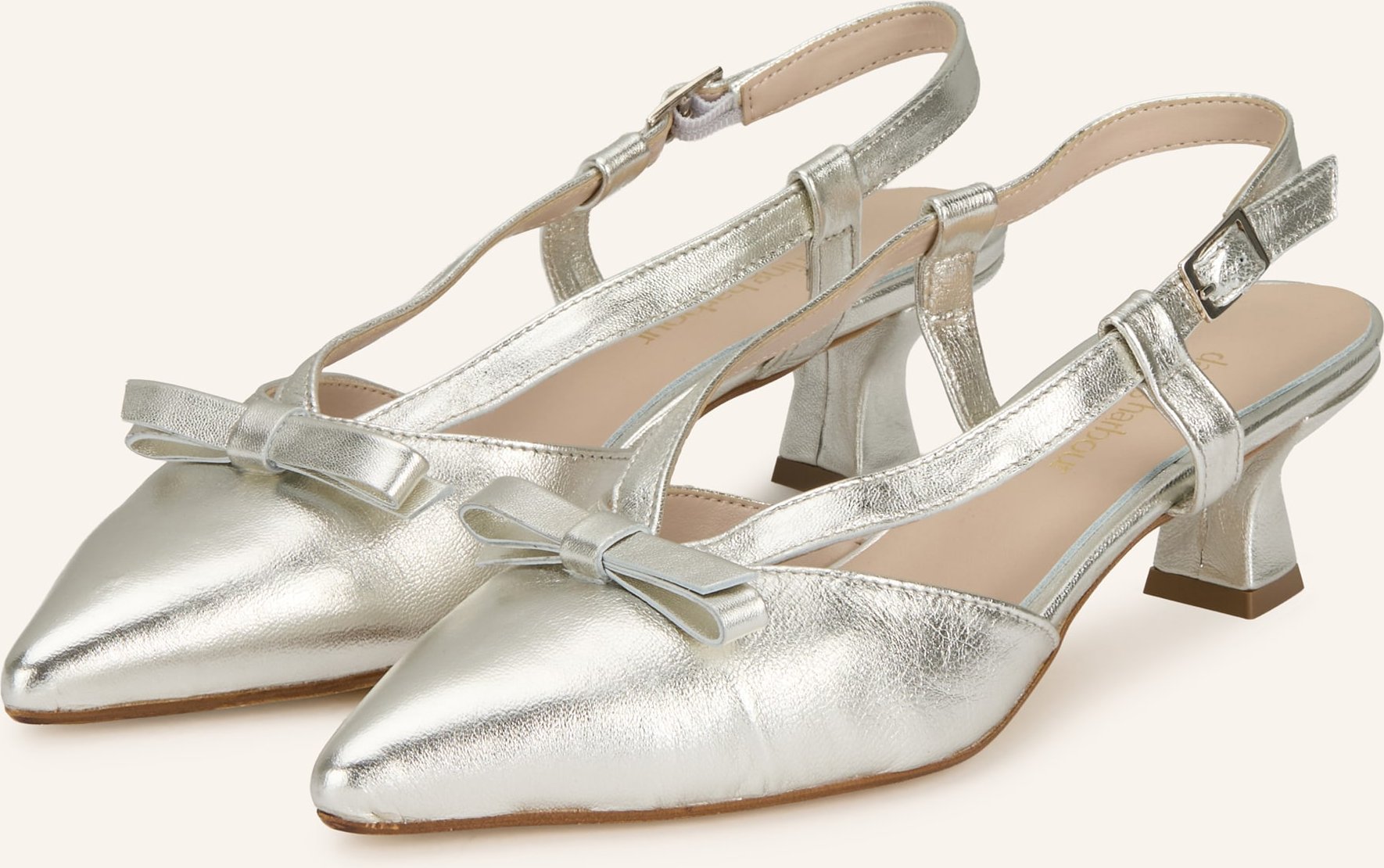 Darling Harbour Slingpumps gold