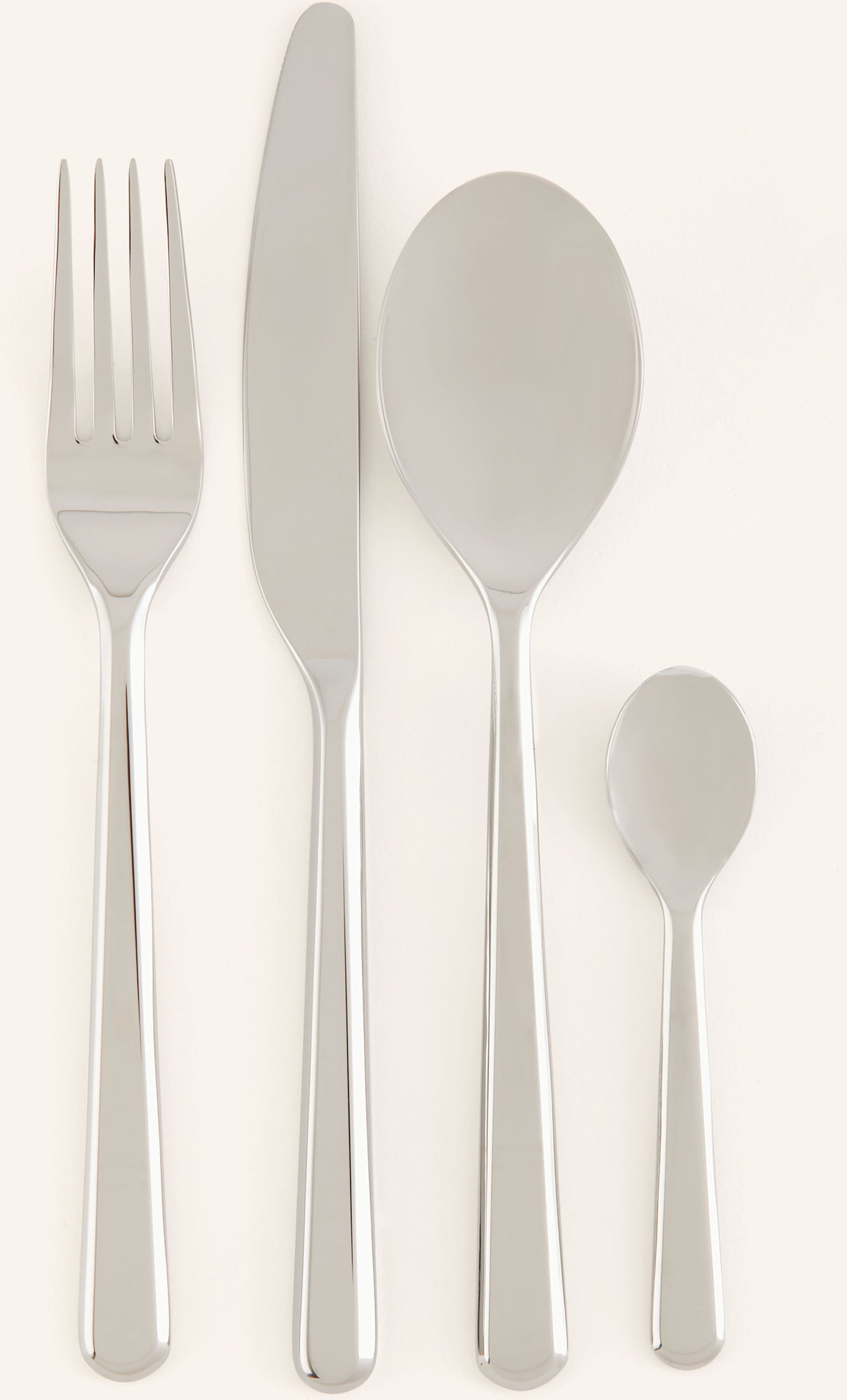 Alessi 24-Tlg. Besteck-Set Amici silber