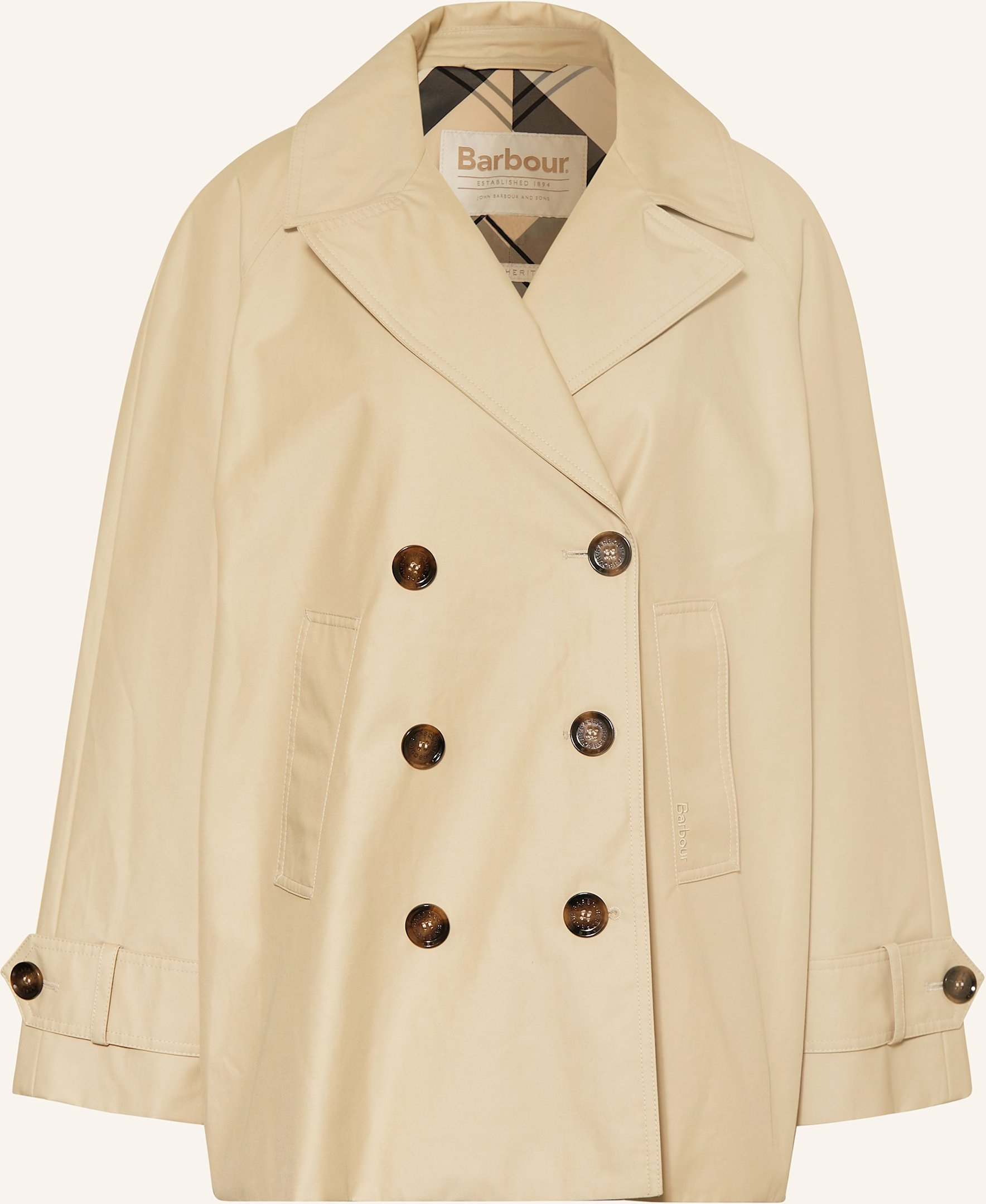 Barbour Cabanjacke Maisy beige