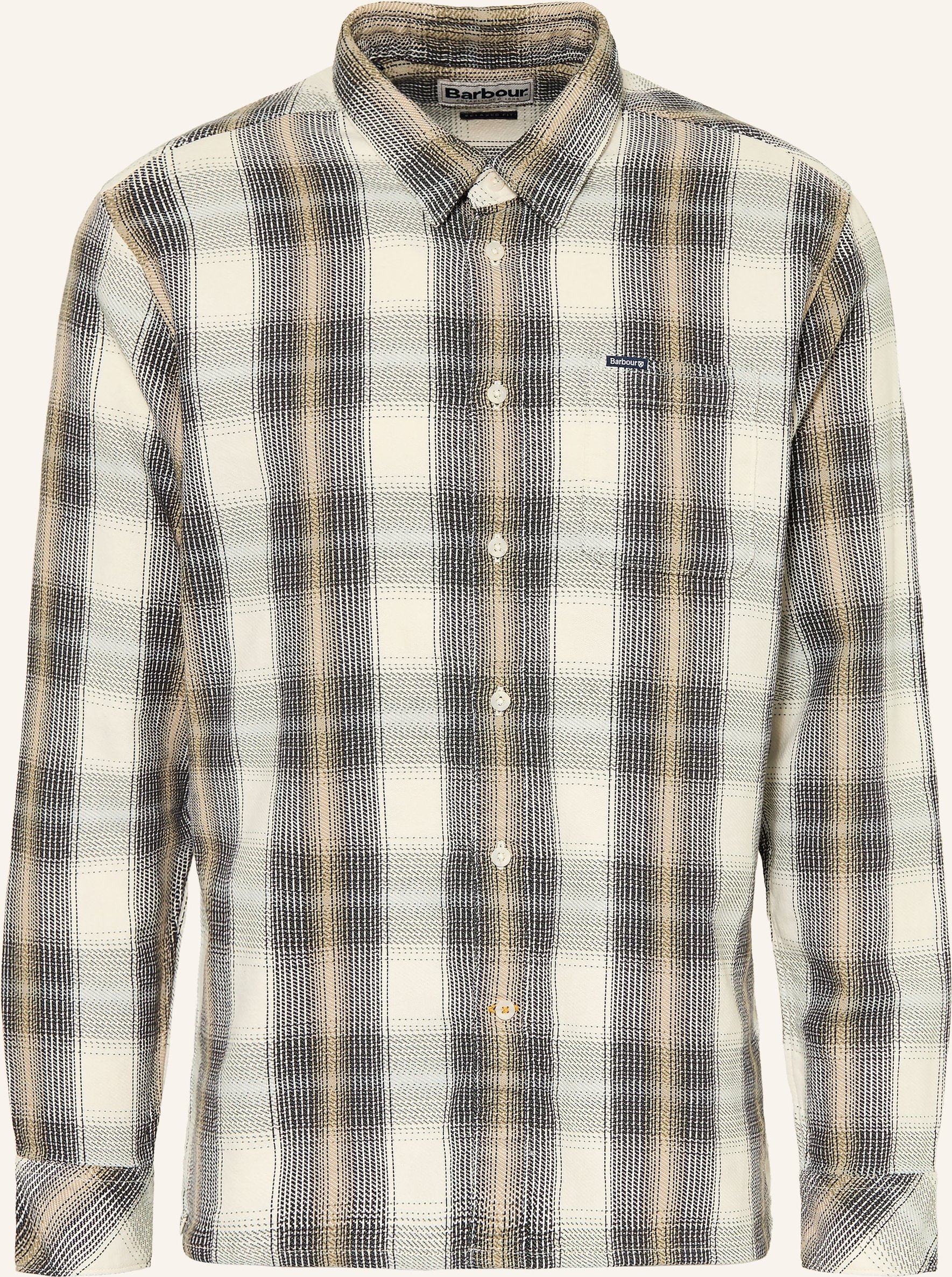 Barbour Hemd Hawthorn Relaxed Fit weiss