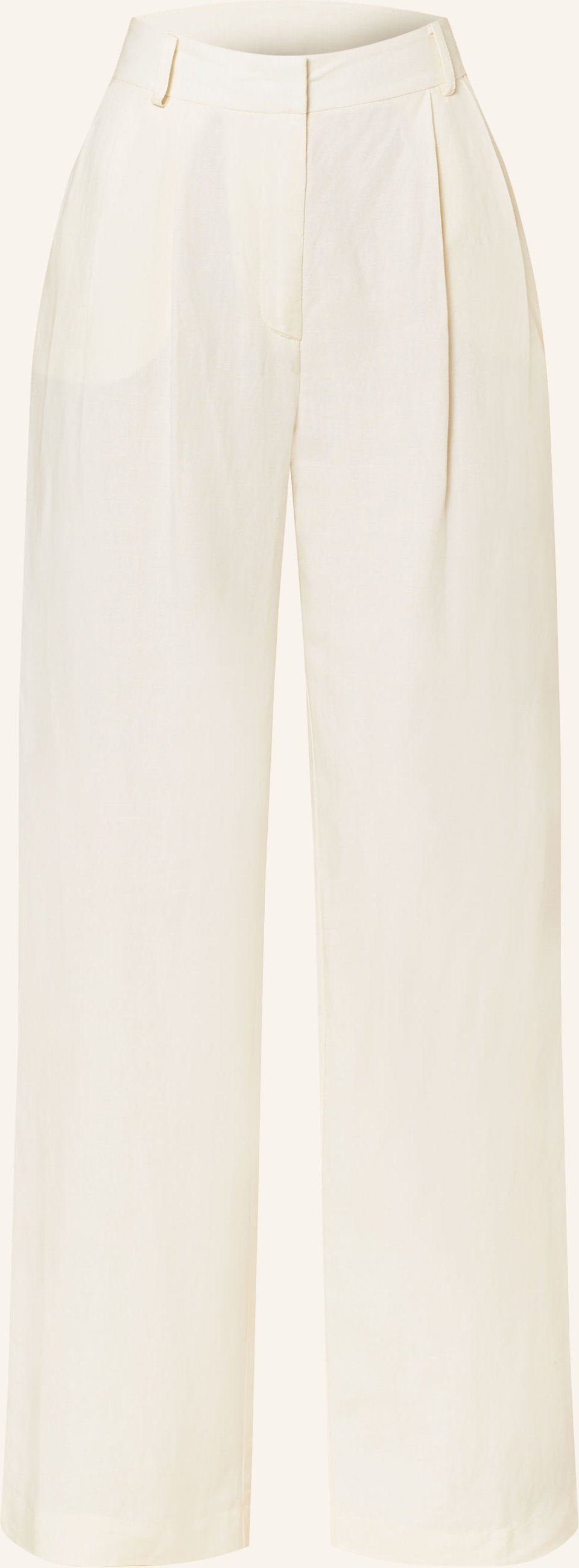 Patrizia Pepe Marlenehose Mit Leinen weiss