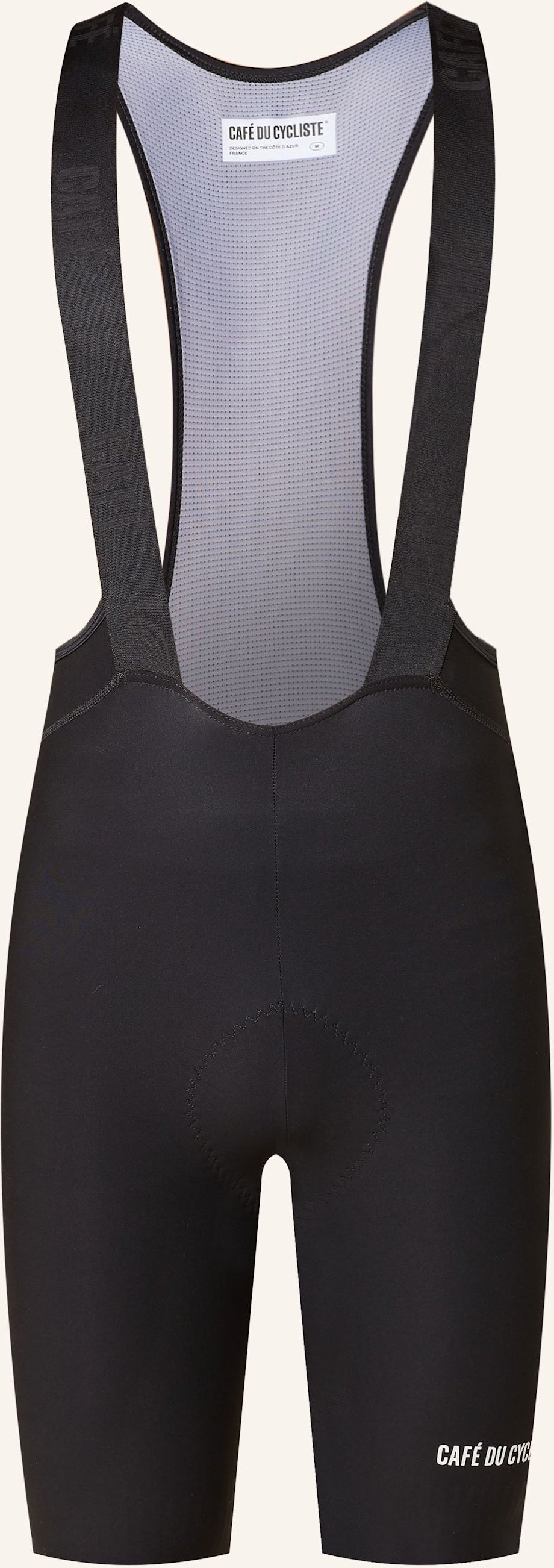 Café Du Cycliste Radhose Mit Trägern Und Gepolstertem Einsatz Marinette schwarz