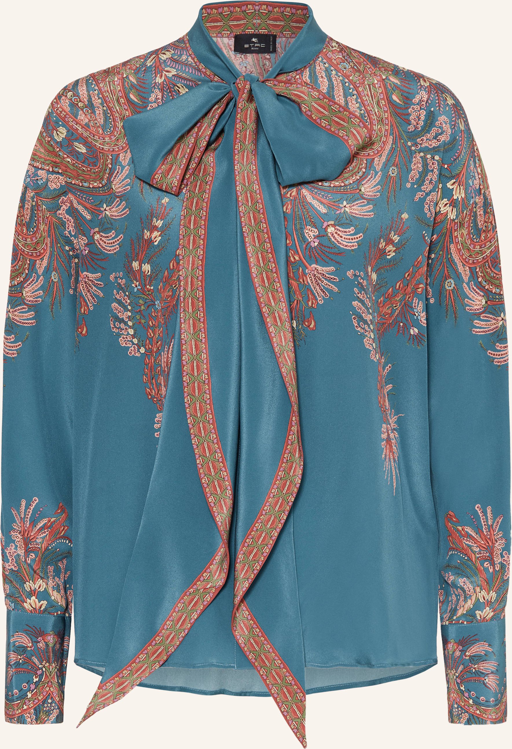 Thumbnail - Etro Seidenbluse Mit Schluppe gruen