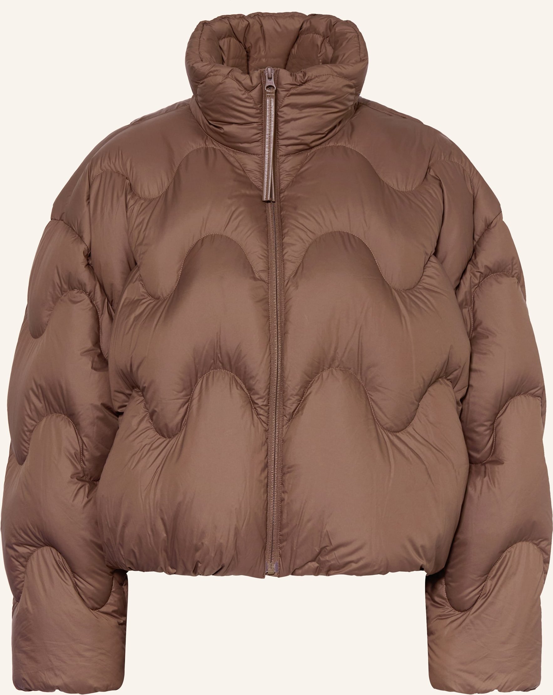 Mrs & Hugs Daunenjacke braun